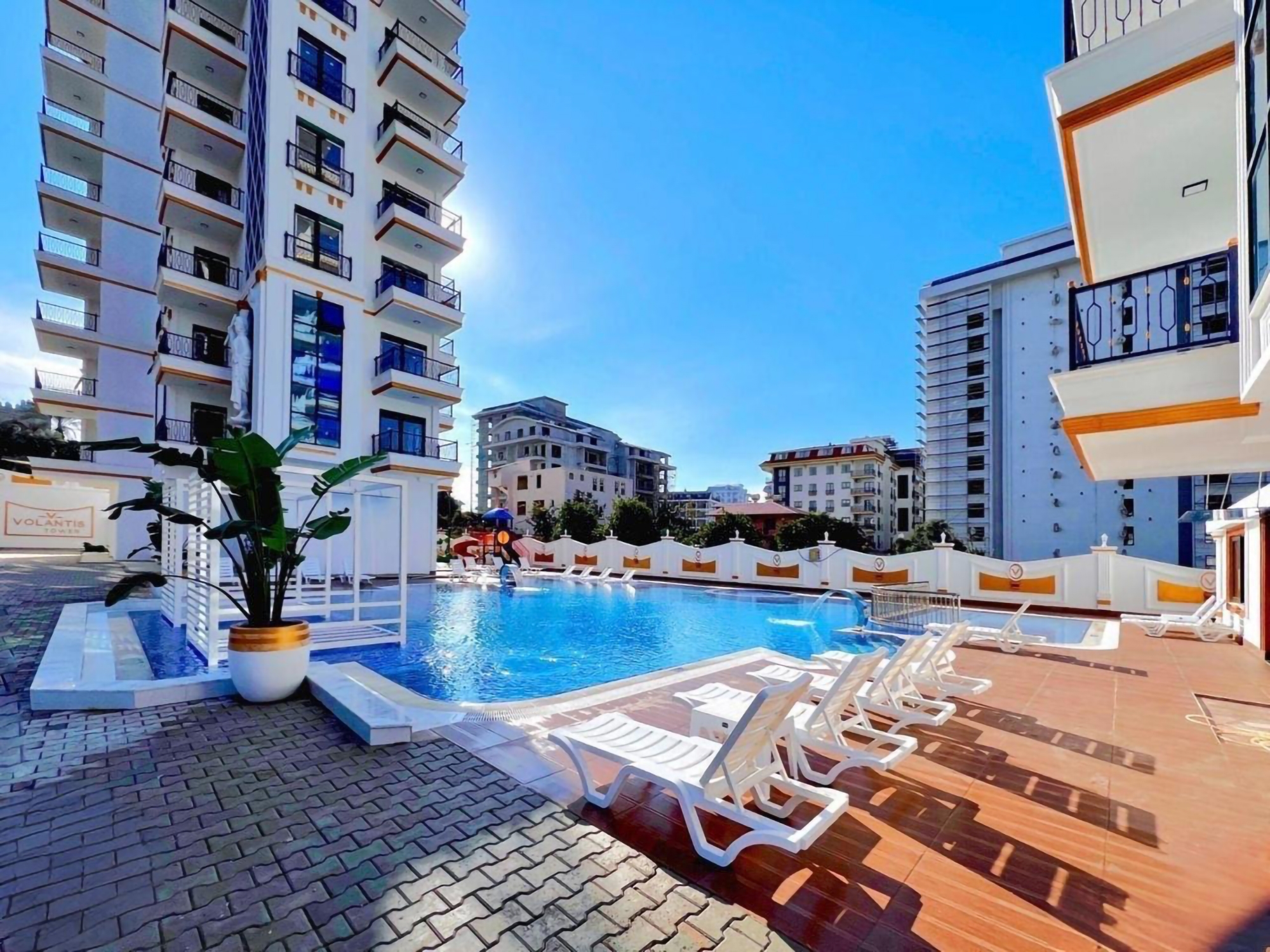 Luksuriøs 1+1 leilighet med fjellutsikt, Alanya