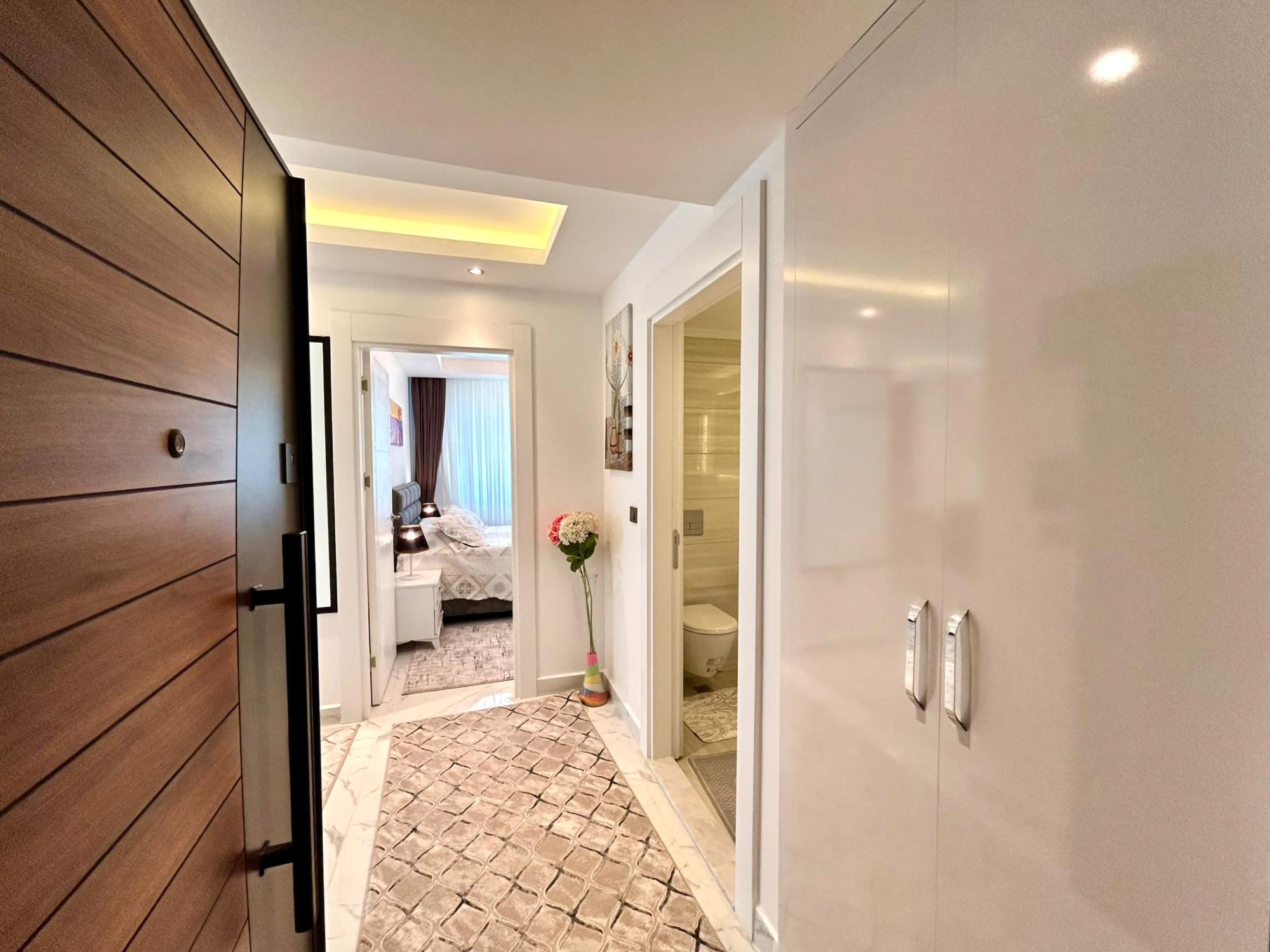 Luksus 1+1 Lejlighed med Bjergudsigt, Alanya