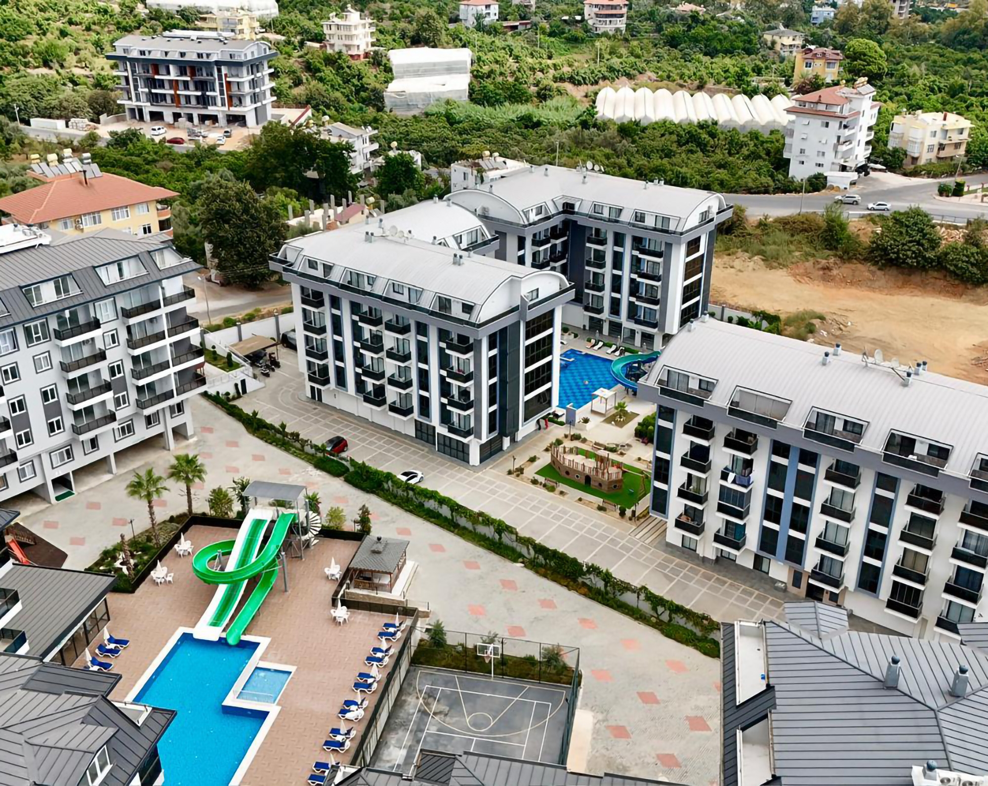 Luxuriöse 2+1 Penthouse mit Bergblick, Alanya - Oba