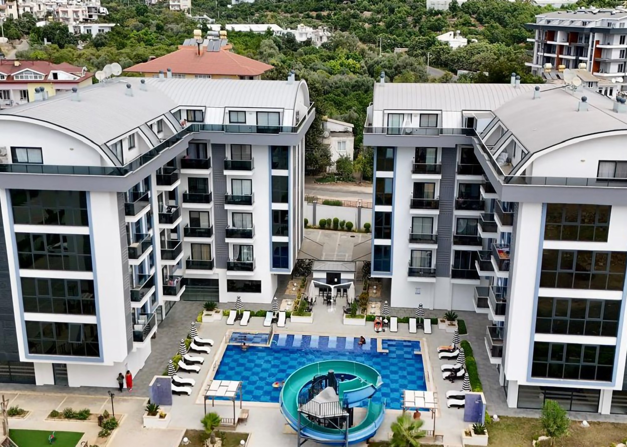 Luxuriöse 2+1 Penthouse mit Bergblick, Alanya - Oba