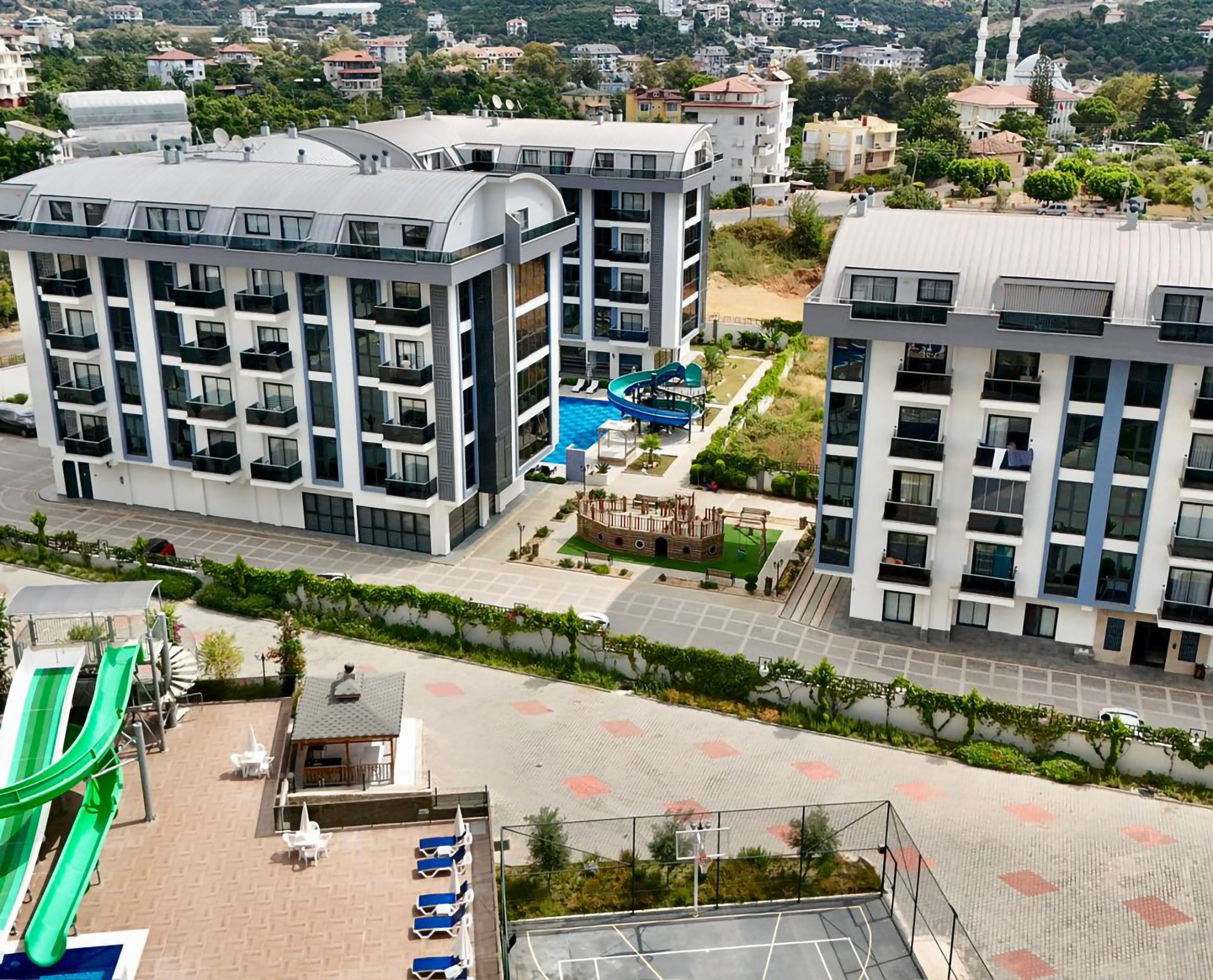 Luxuriöse 2+1 Penthouse mit Bergblick, Alanya - Oba