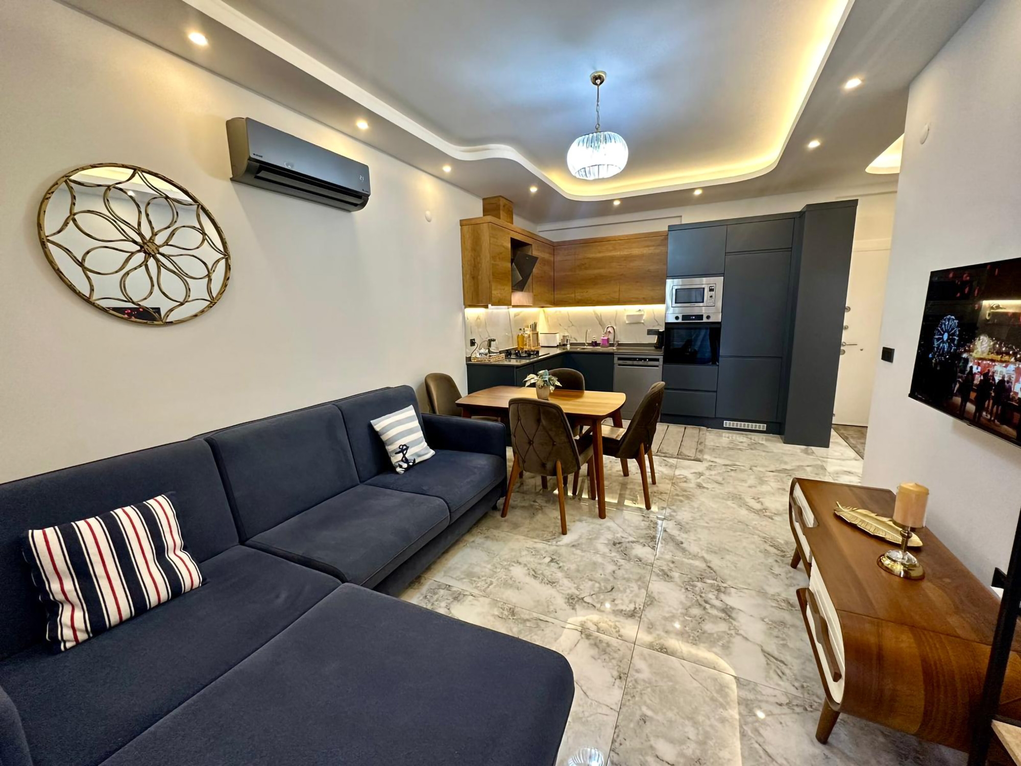 Modernes 1+1 Apartment in Oba, Alanya