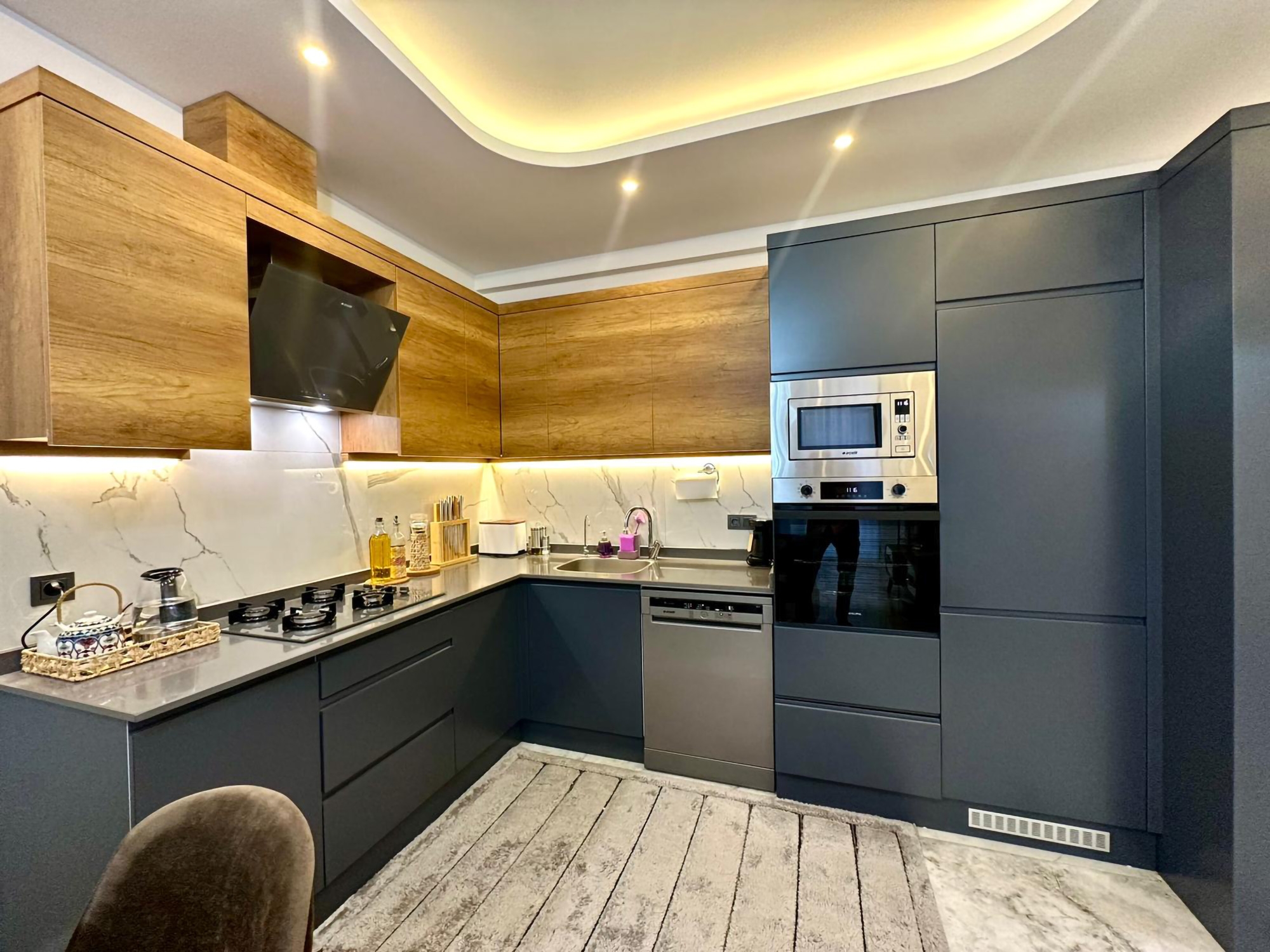Modernes 1+1 Apartment in Oba, Alanya