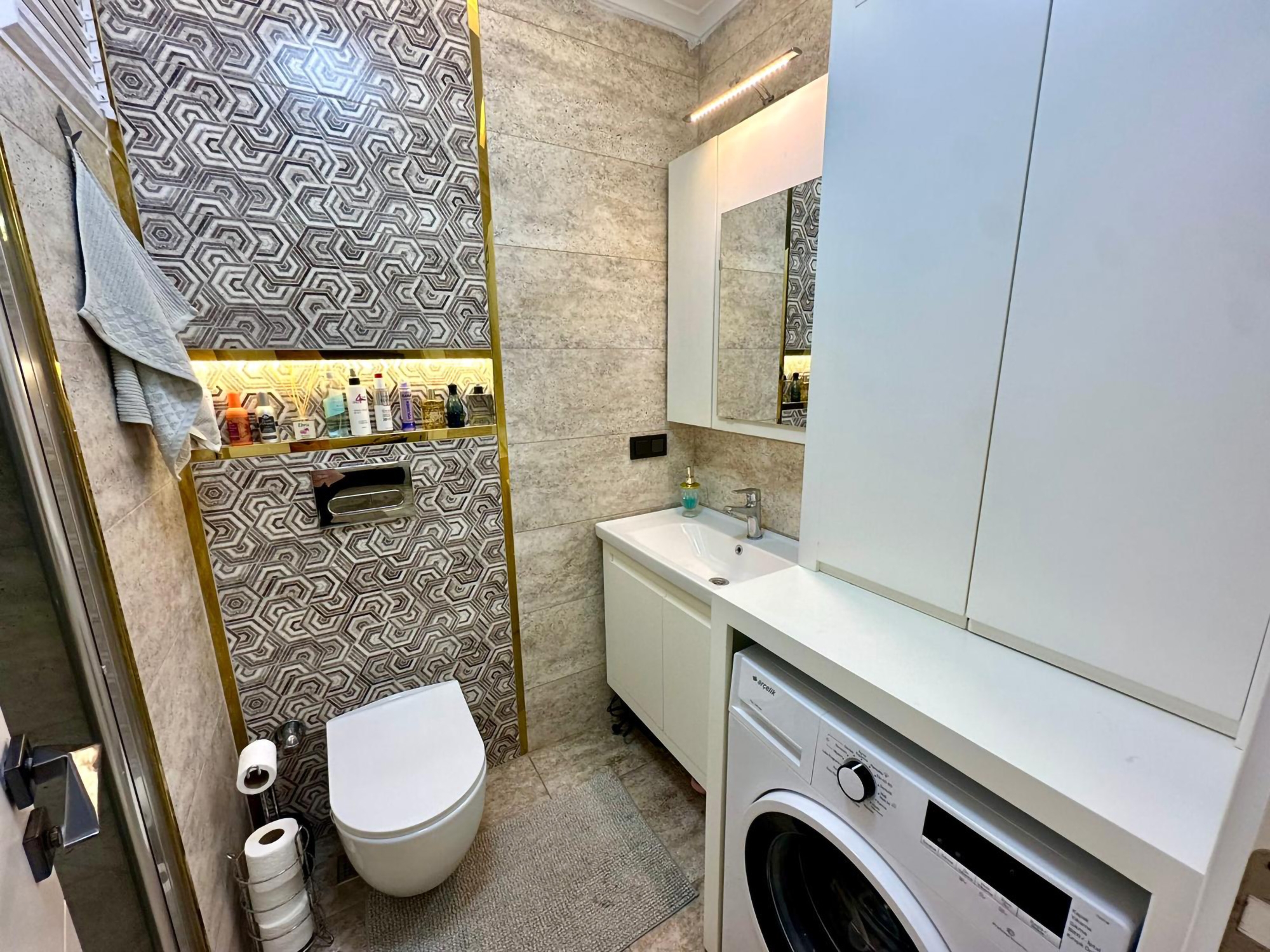 Modernes 1+1 Apartment in Oba, Alanya