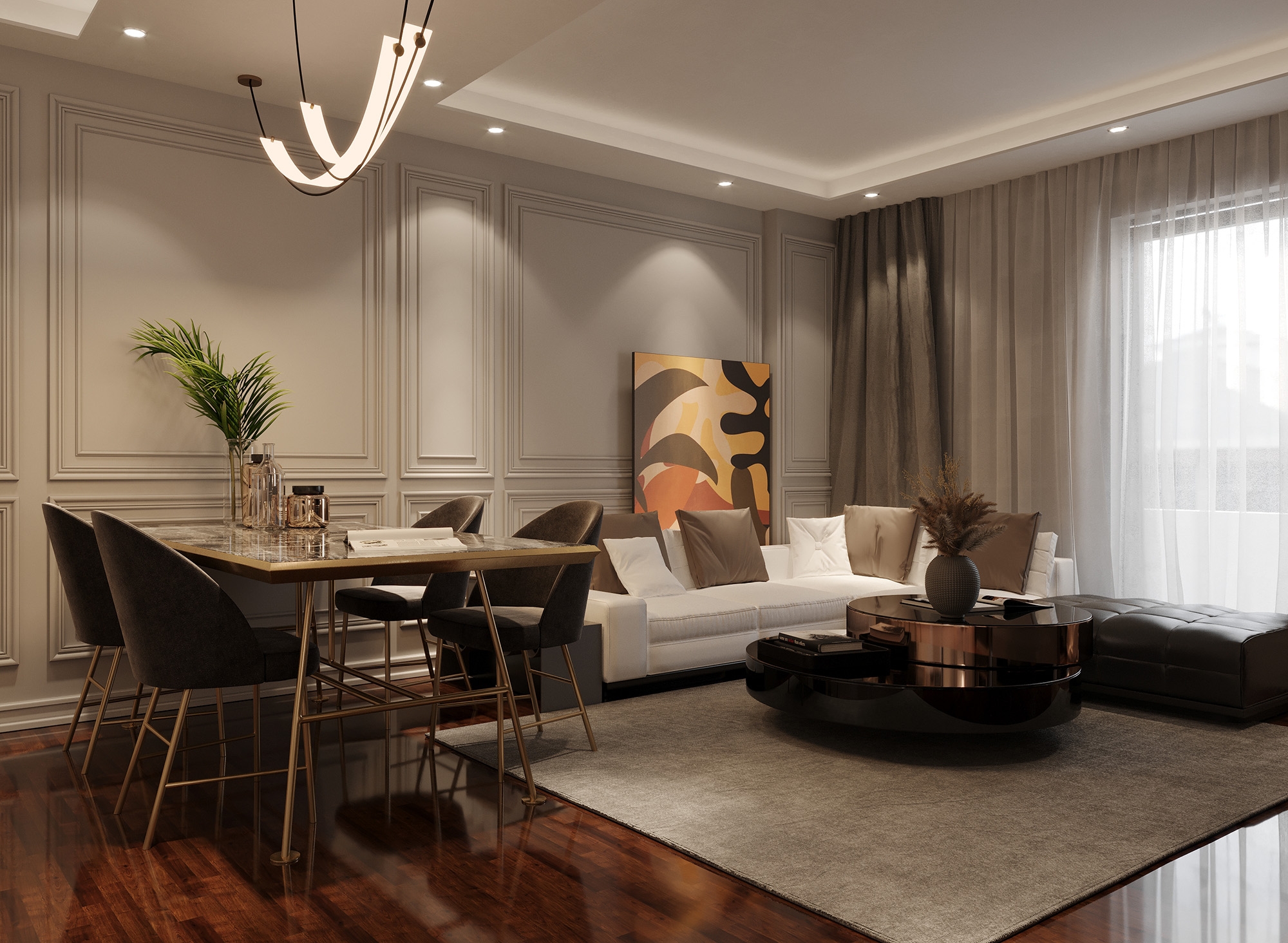 Luxury 1+1 Apartment with Mountain View in Mahmutlar, Alanya