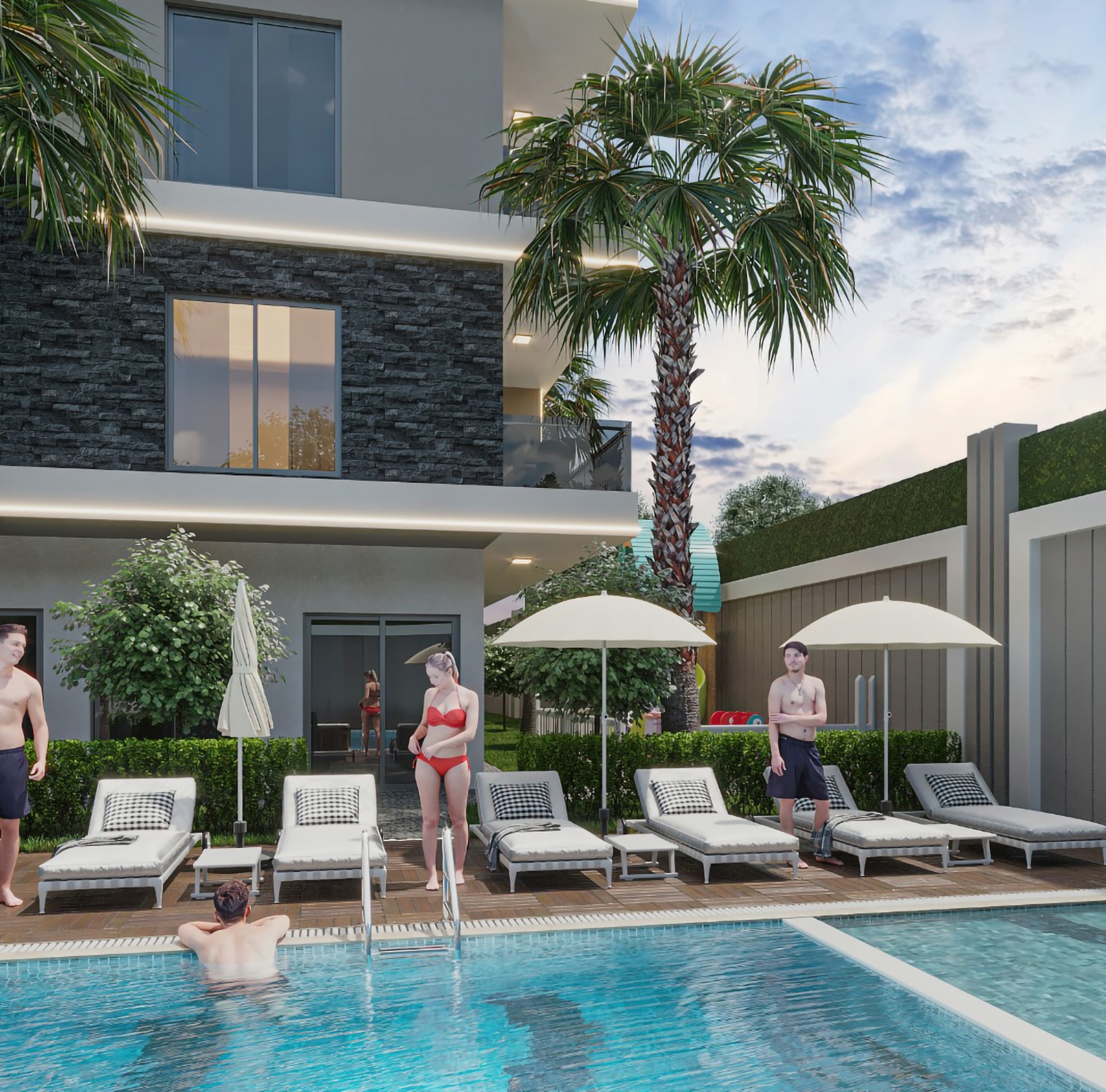 Luxury 5+1 Penthouse with Mountain Views, Alanya