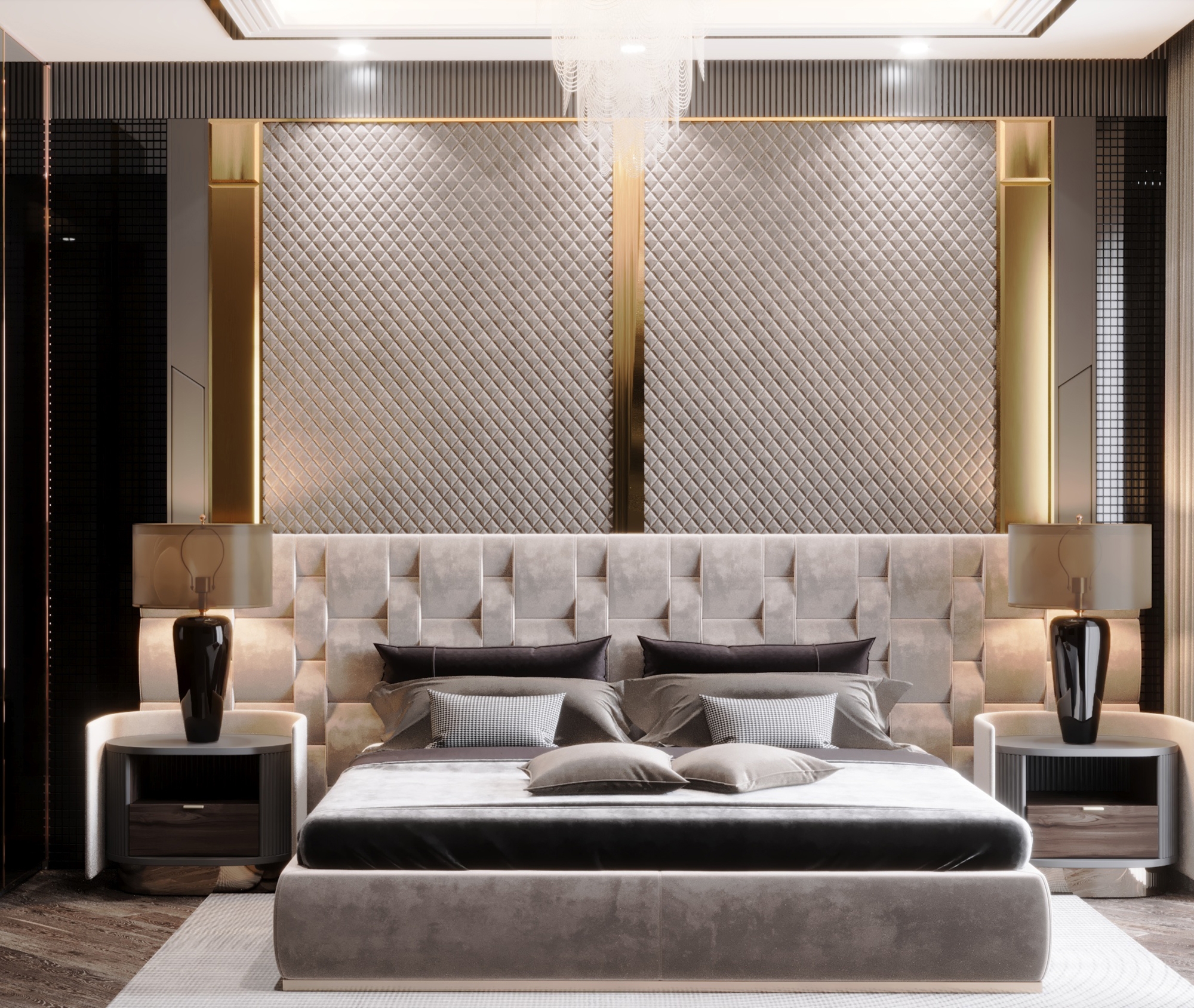 Luksus 3+1 Penthouse med Fantastisk Hav- og Borgudsigt i Mahmutlar, Alanya