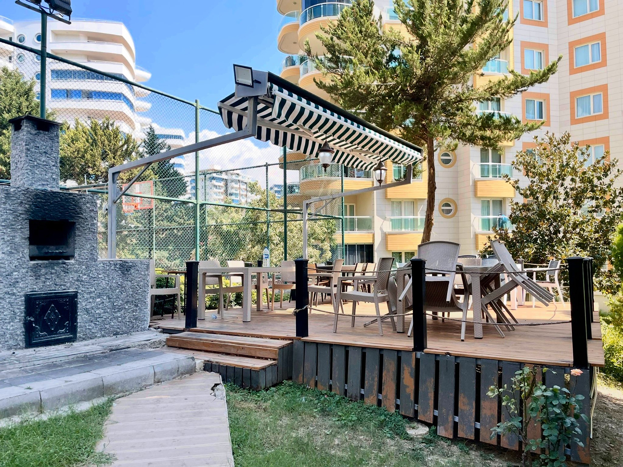 Mountain View 2+1 Lejlighed med Pool og Fitness Faciliteter i Mahmutlar