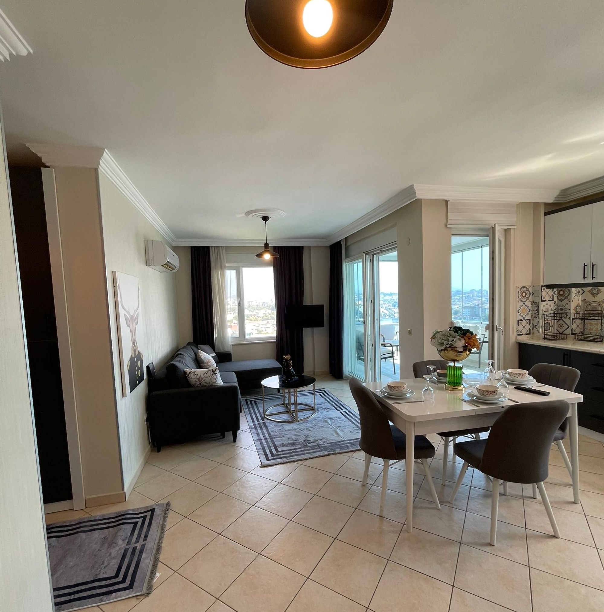 Fjellutsikt 2+1 Leilighet i Cikcilli, Alanya