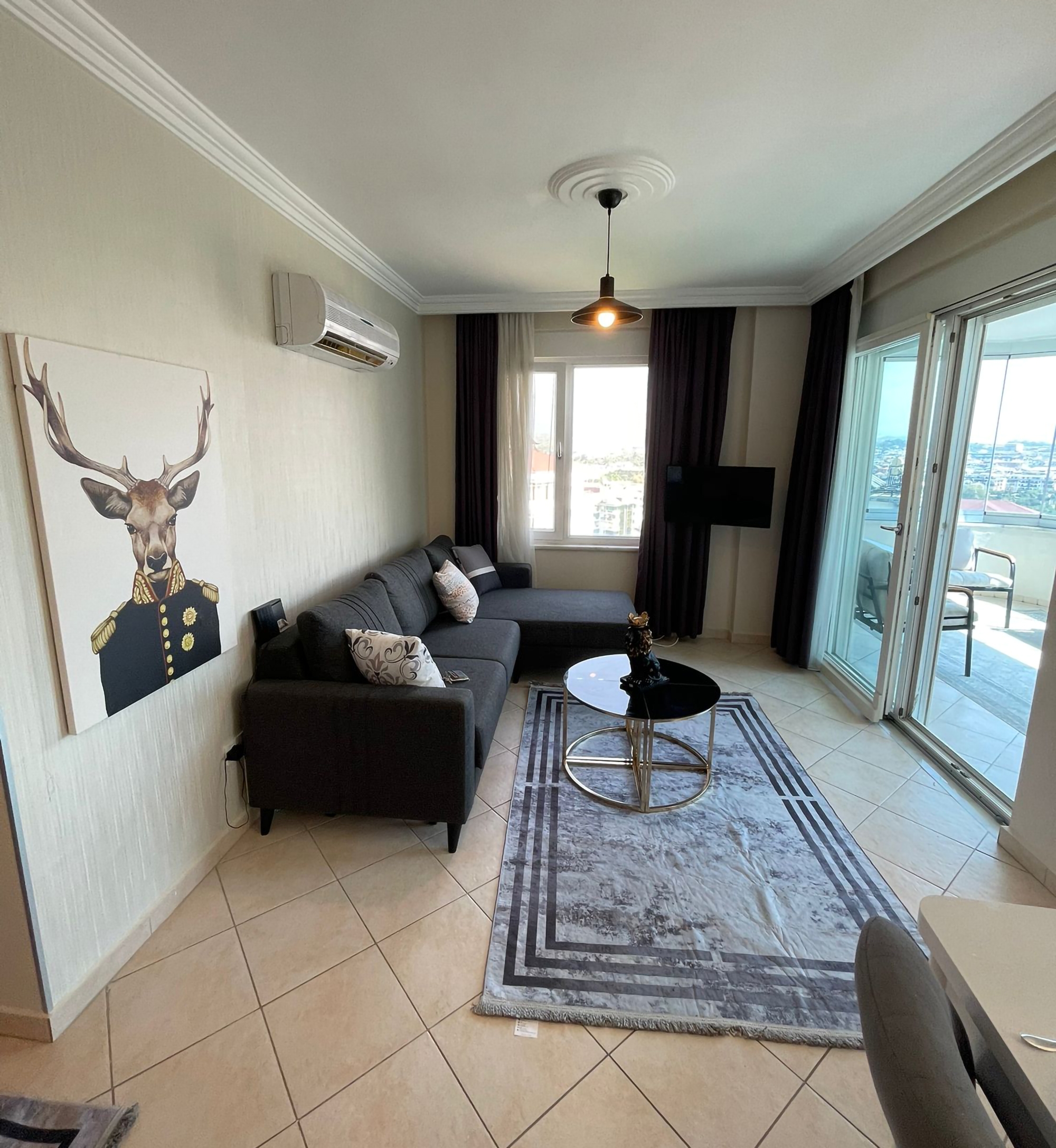 Fjellutsikt 2+1 Leilighet i Cikcilli, Alanya