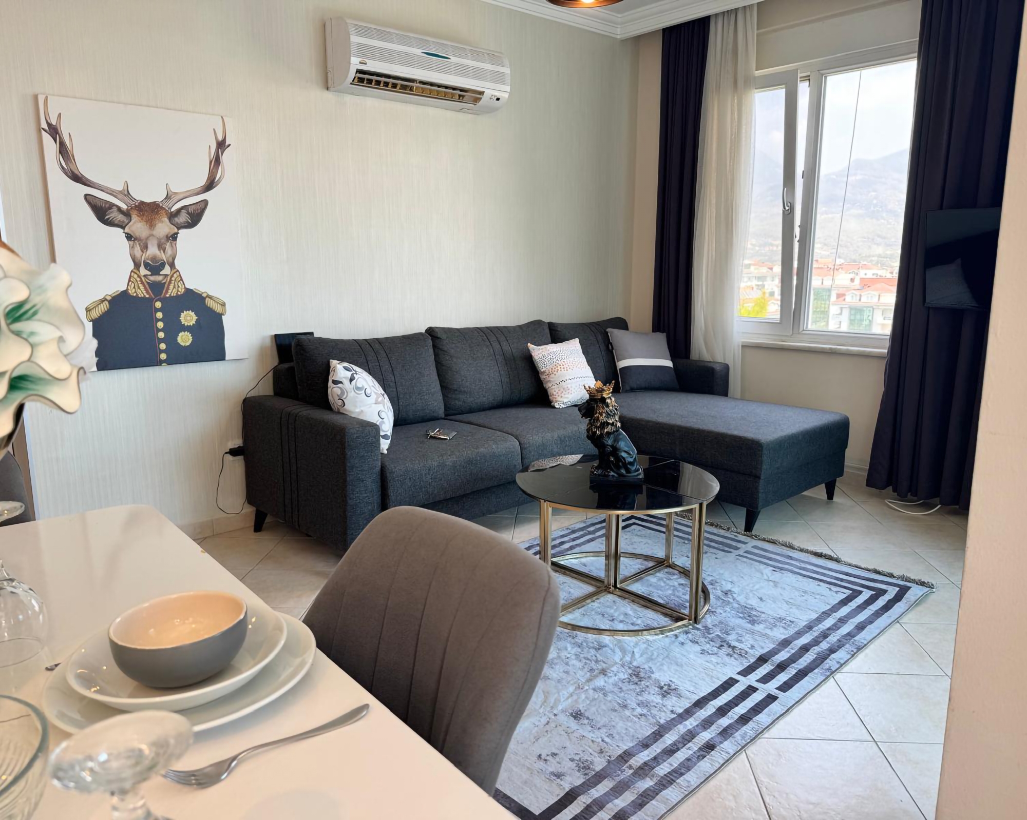 Fjellutsikt 2+1 Leilighet i Cikcilli, Alanya