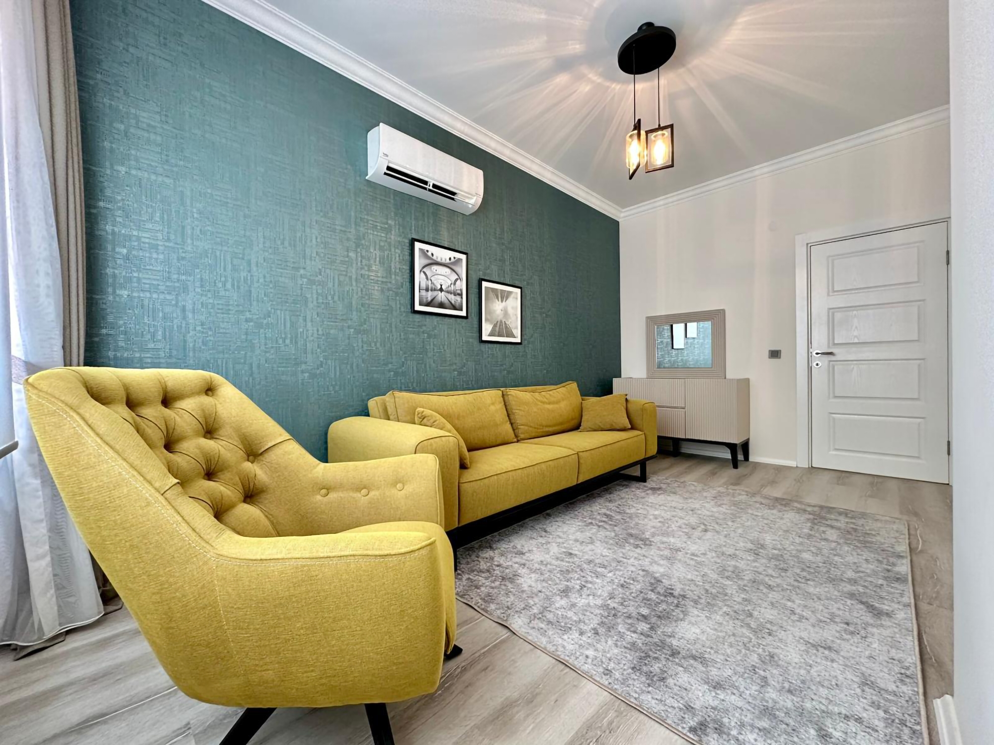 Geräumiges 4+1 Luxusapartment mit Bergblick, Alanya
