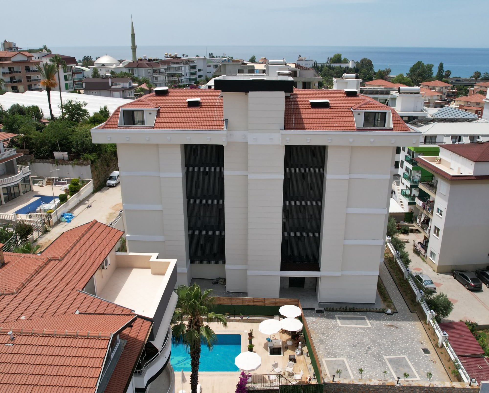 Luxuriöses 1+1 Apartment mit Bergblick in Kestel, Alanya