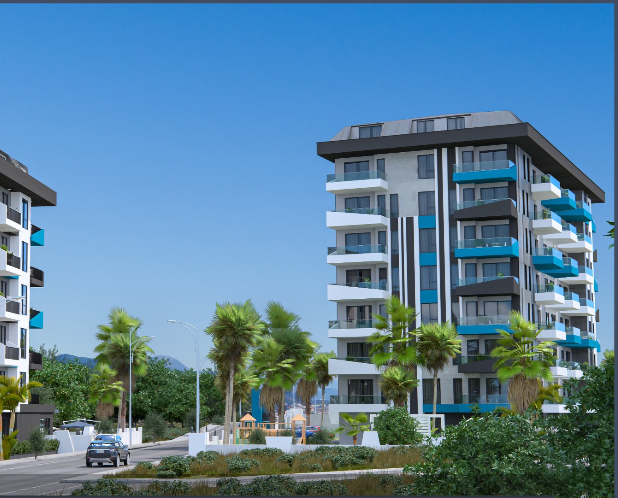 Luksuriøs 3+1 Penthouse med Fjellutsikt, Alanya