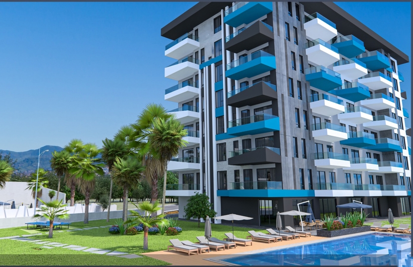 Luksuriøs 3+1 Penthouse med Fjellutsikt, Alanya