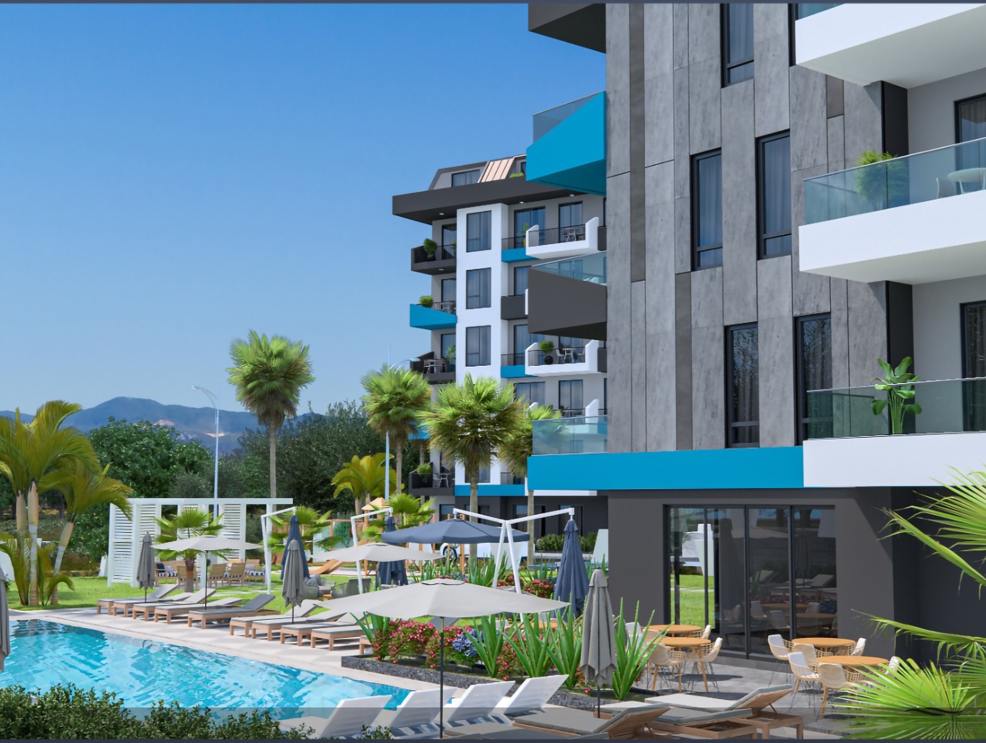 Luksuriøs 3+1 Penthouse med Fjellutsikt, Alanya