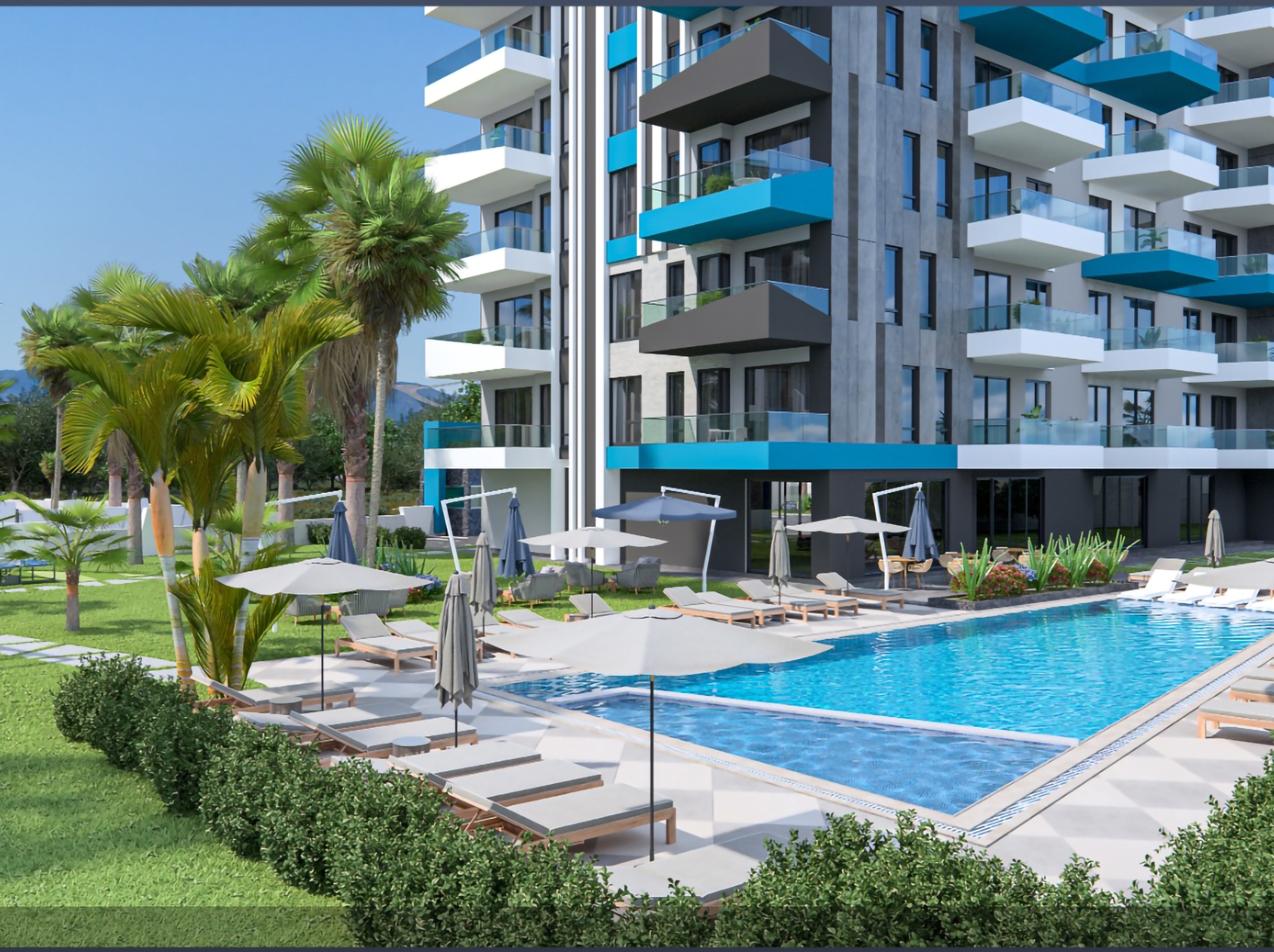 Luksuriøs 3+1 Penthouse med Fjellutsikt, Alanya