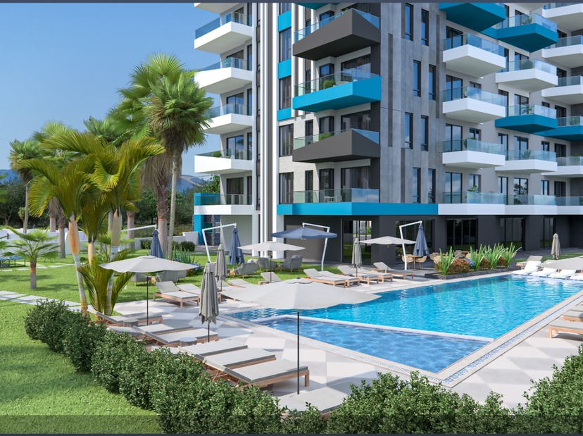 Luksuriøs 3+1 Penthouse med Fjellutsikt, Alanya