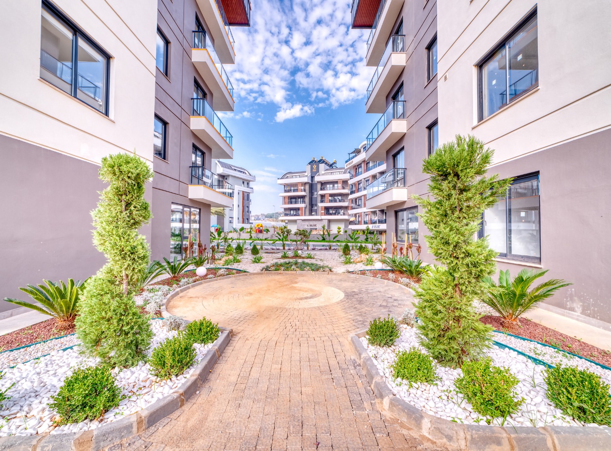 Moderne 2+1 Lejlighed med Bjergudsigt i Alanya - Oba