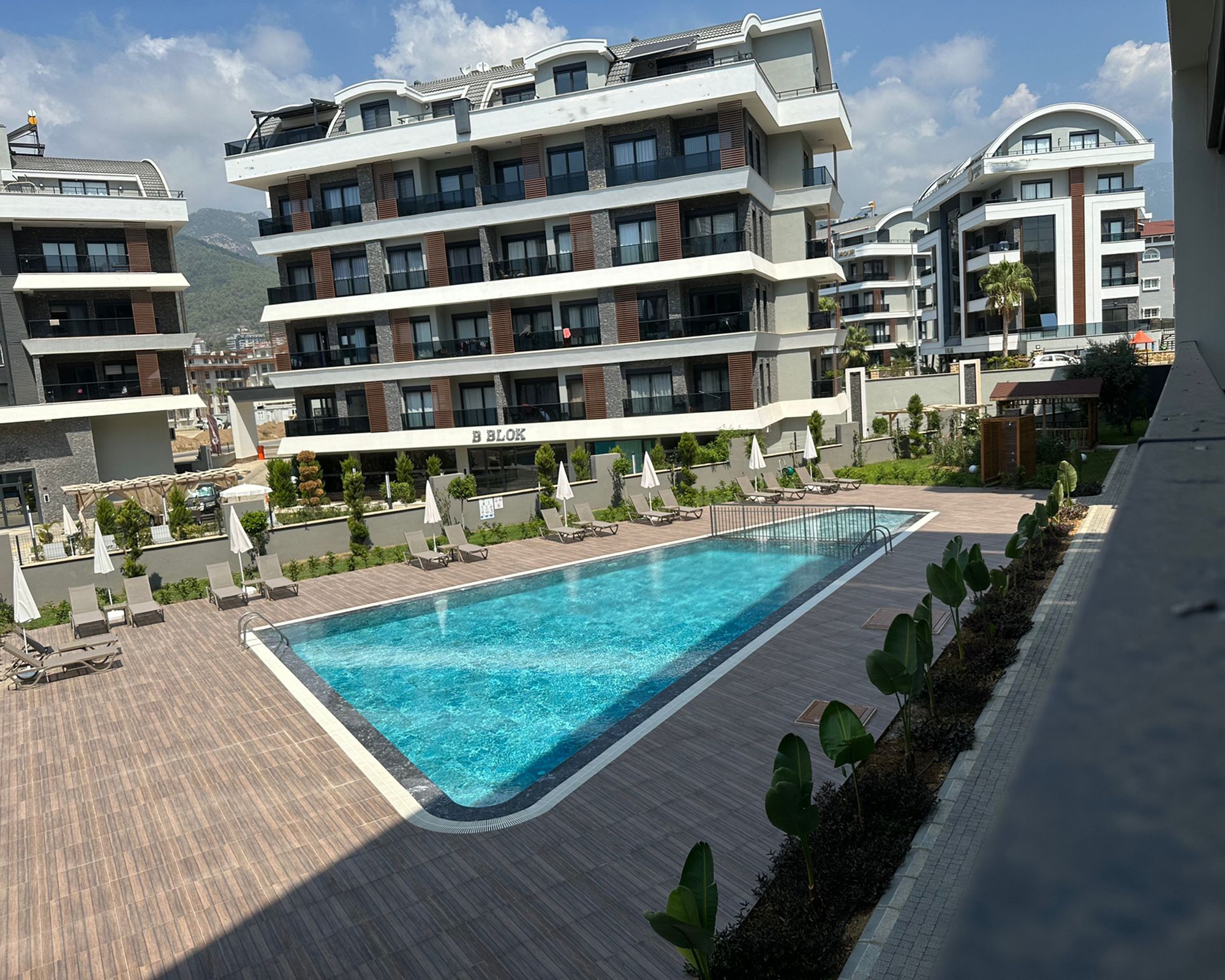 Moderne 2+1 Lejlighed med Bjergudsigt i Alanya - Oba
