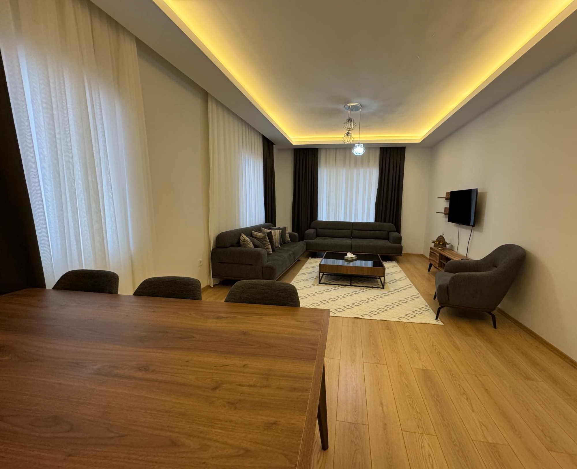 Luksuriøs 3+1 Leilighet med Fjellutsikt, Alanya - Oba