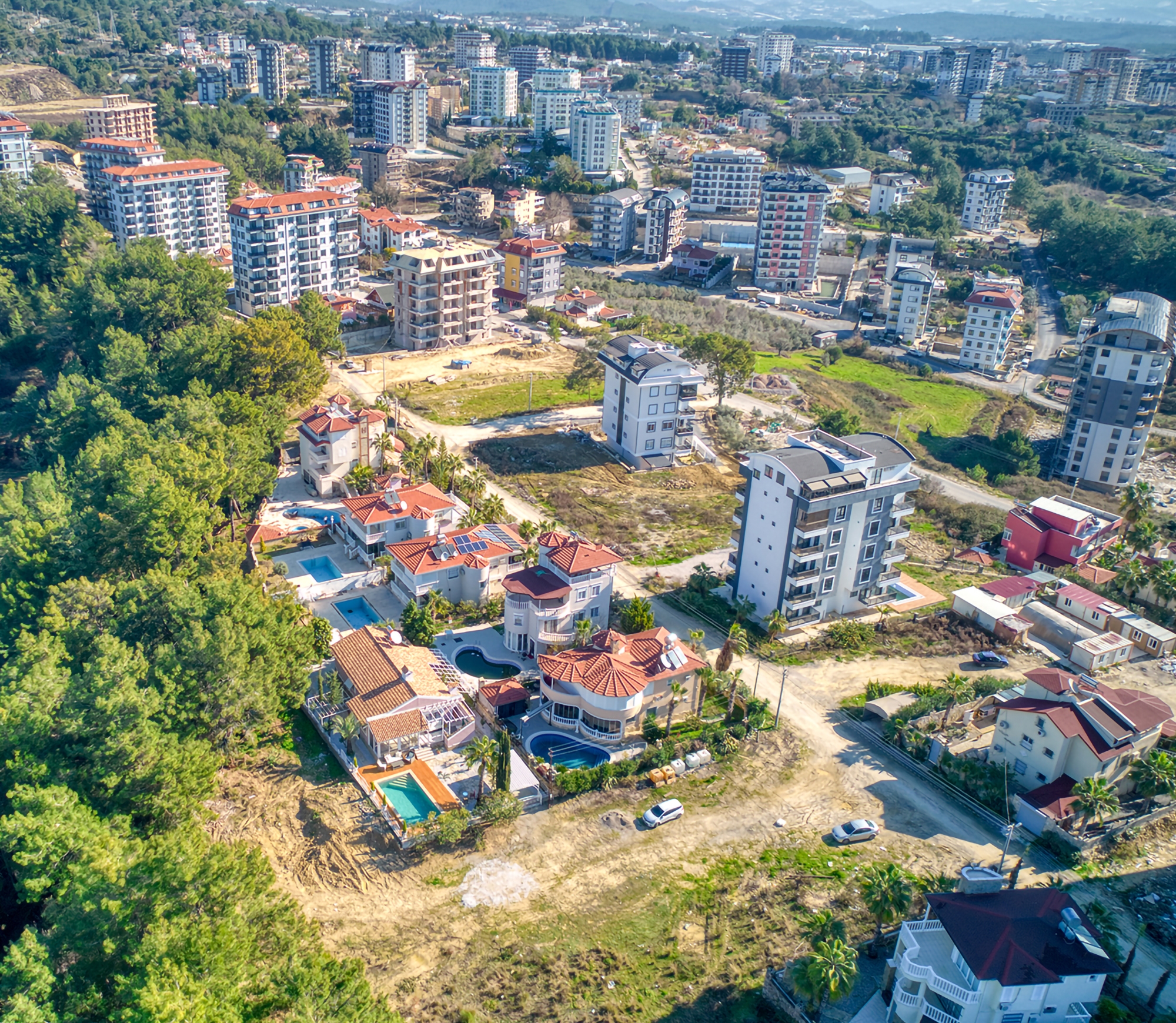 Spacious 3+1 Villa with Mountain Views, Alanya-Avsallar