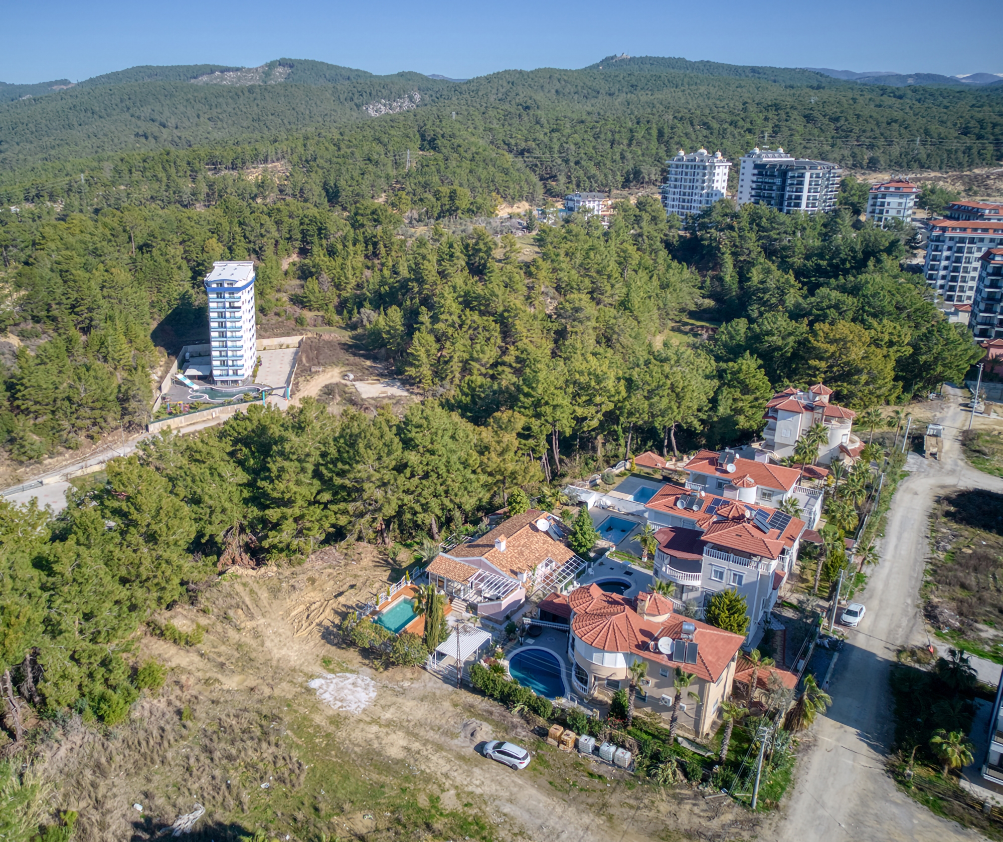 Spacious 3+1 Villa with Mountain Views, Alanya-Avsallar