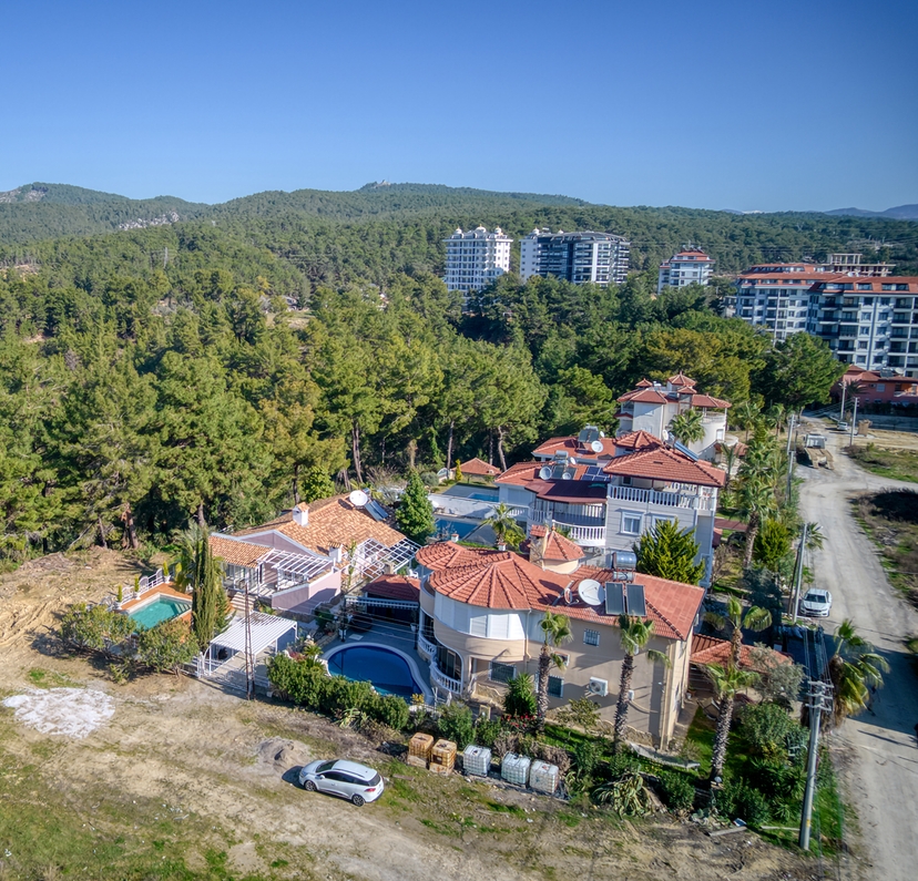 Spacious 3+1 Villa with Mountain Views, Alanya-Avsallar