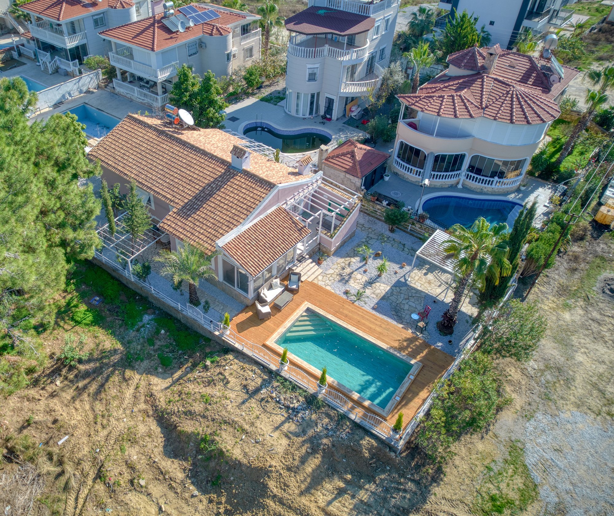 Spacious 3+1 Villa with Mountain Views, Alanya-Avsallar