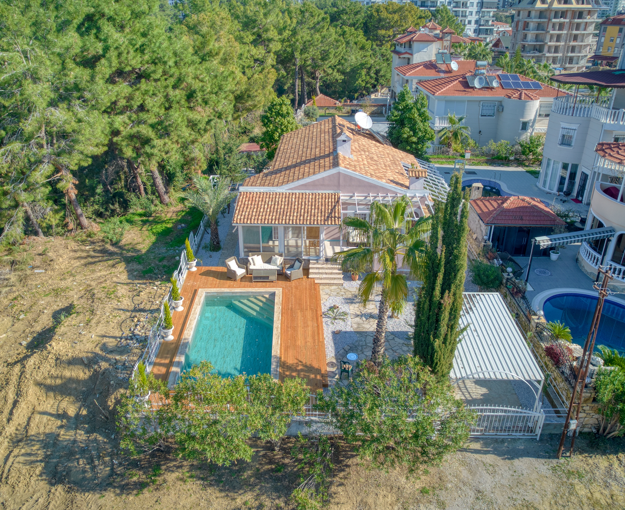 Spacious 3+1 Villa with Mountain Views, Alanya-Avsallar
