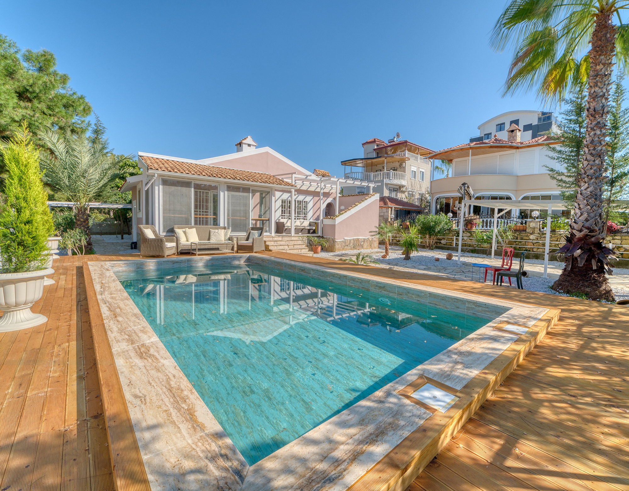 Spacious 3+1 Villa with Mountain Views, Alanya-Avsallar