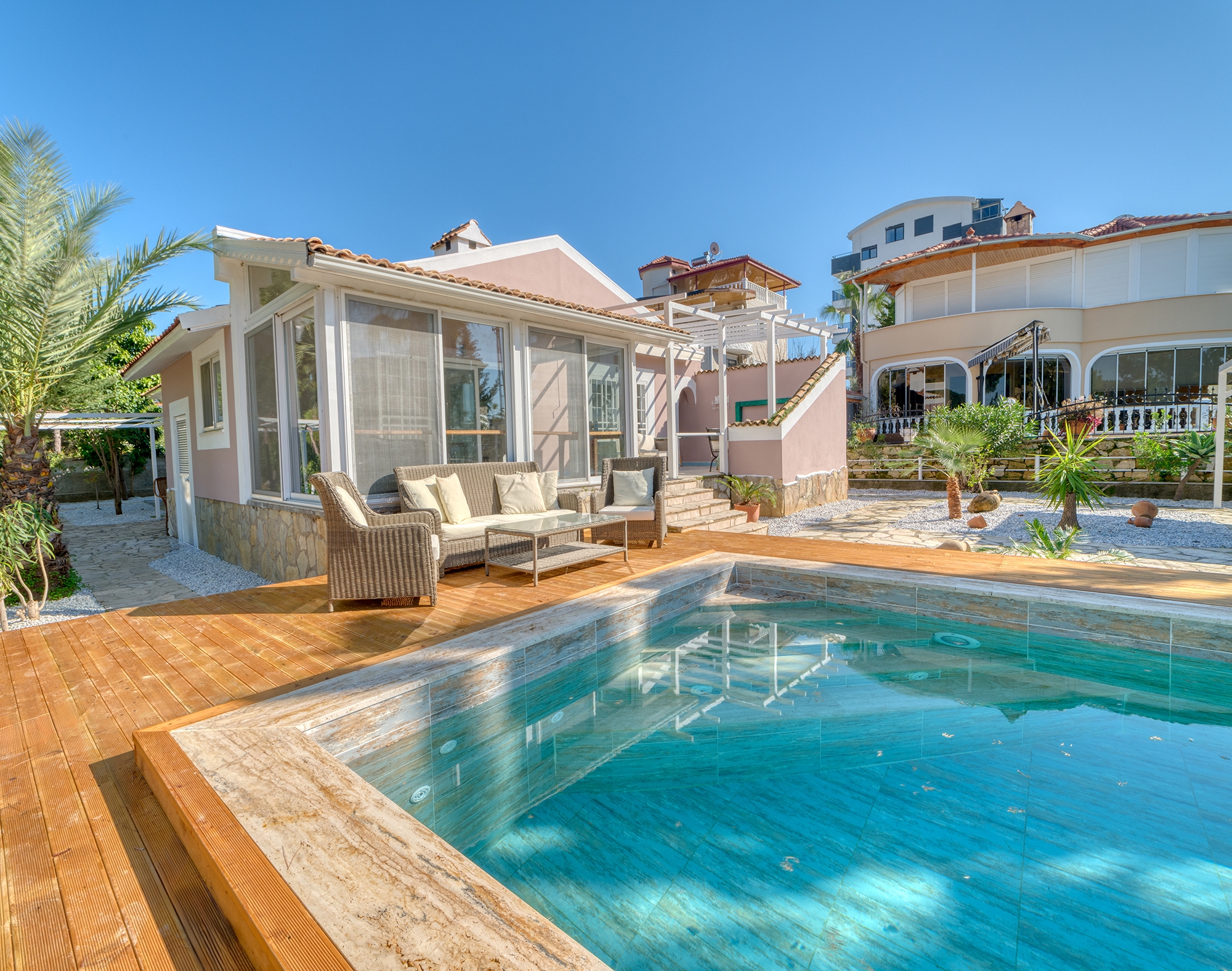 Spacious 3+1 Villa with Mountain Views, Alanya-Avsallar