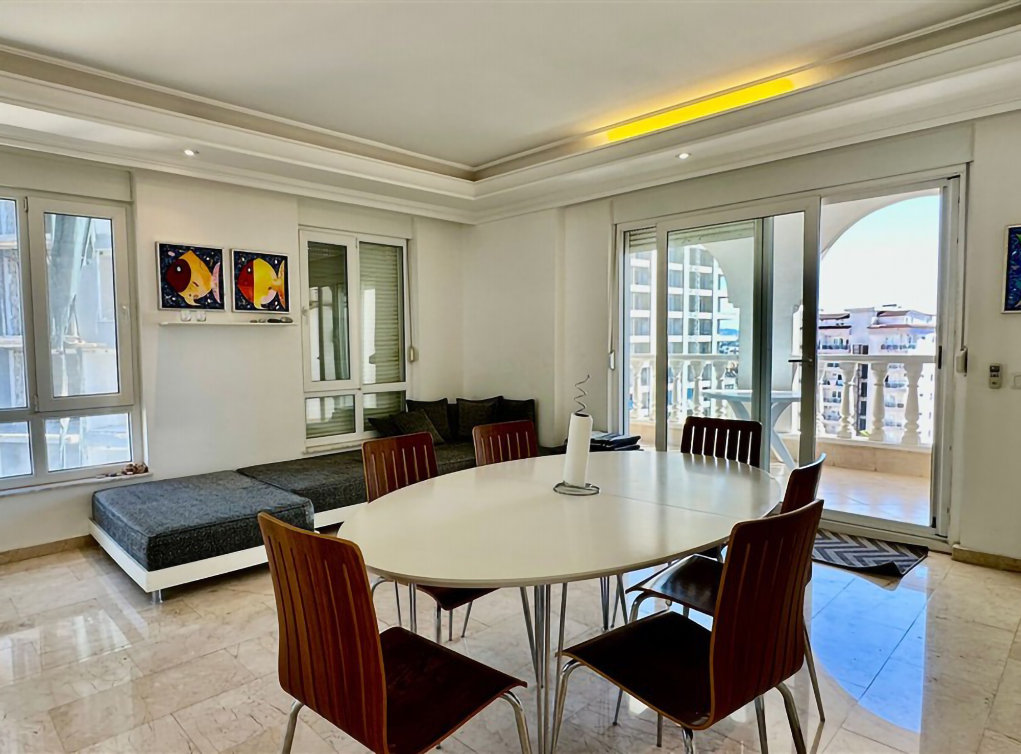 Sjøutsikt 2+1 Leilighet i Alanya, Cikcilli