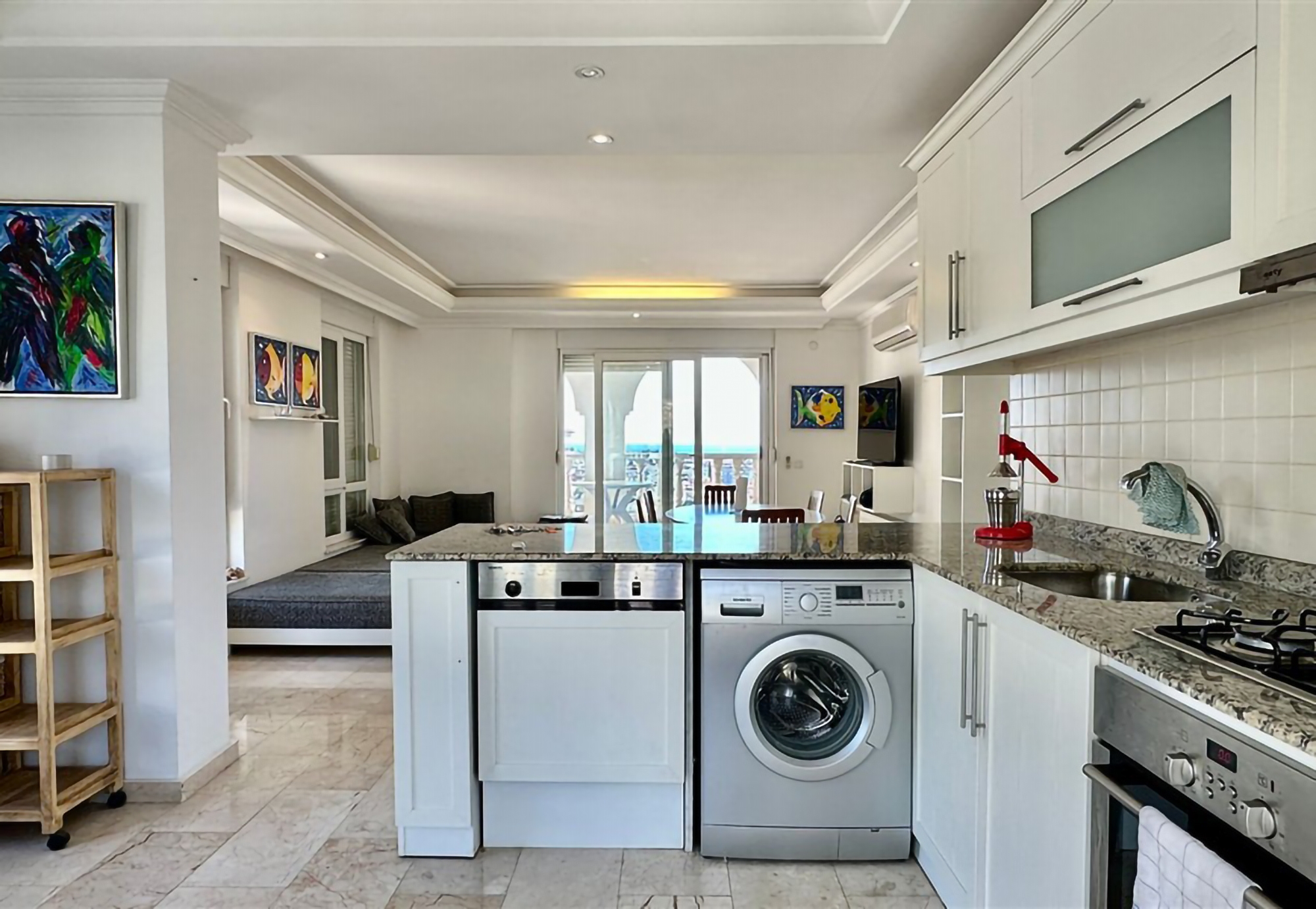 Sjøutsikt 2+1 Leilighet i Alanya, Cikcilli