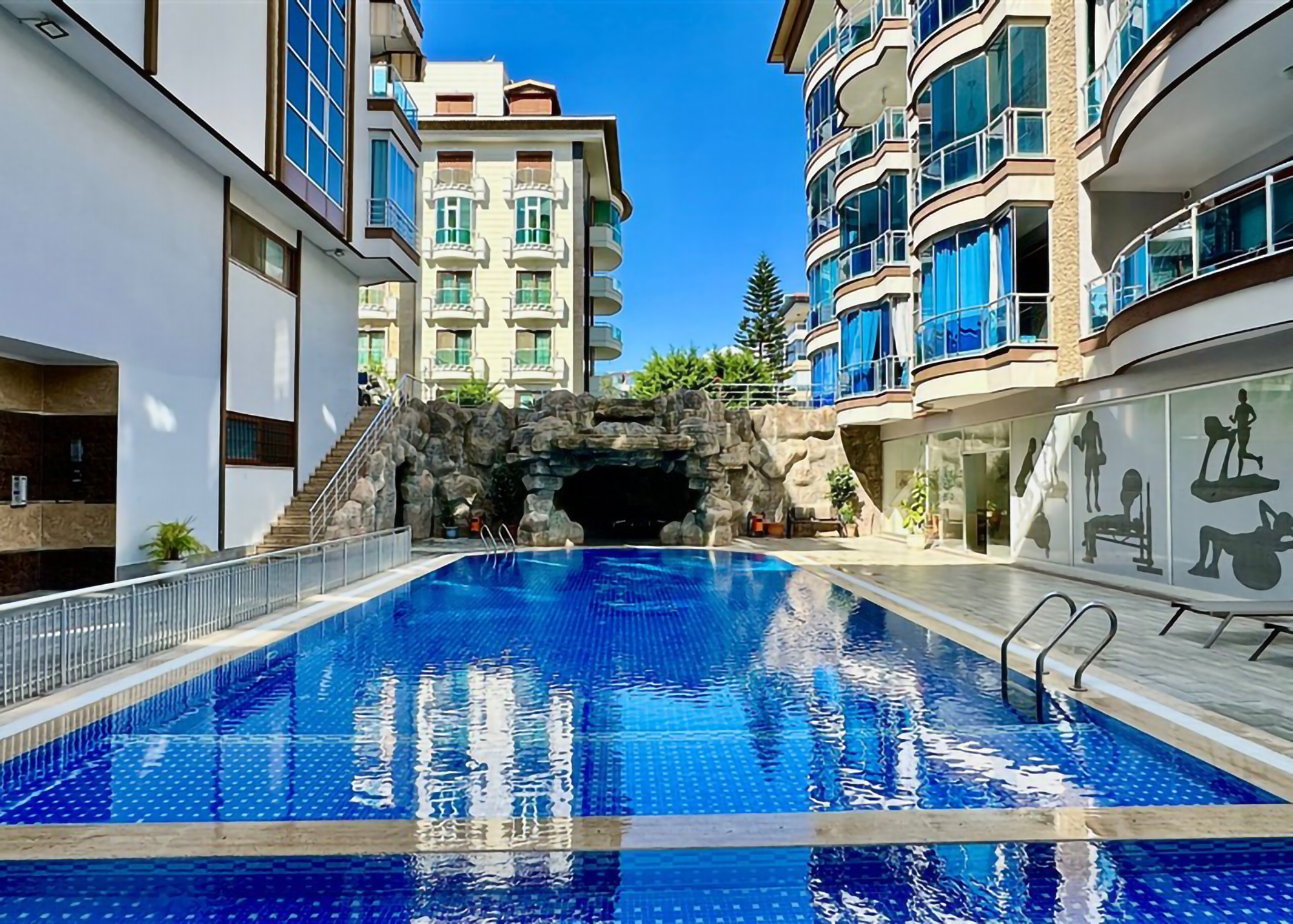 Luksuriøs 2+1 leilighet med fantastisk sjøutsikt, ALANYA - Kestel