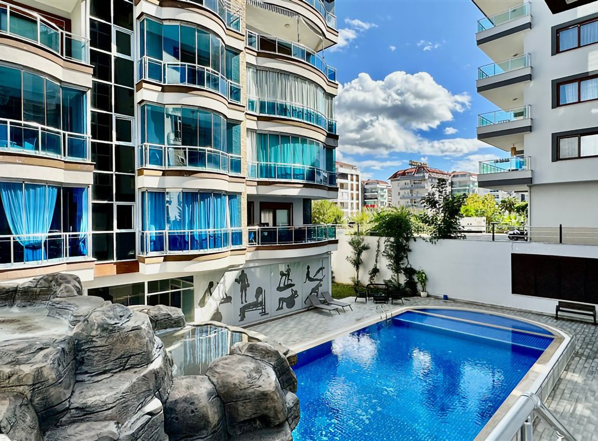 Luksuriøs 2+1 leilighet med fantastisk sjøutsikt, ALANYA - Kestel