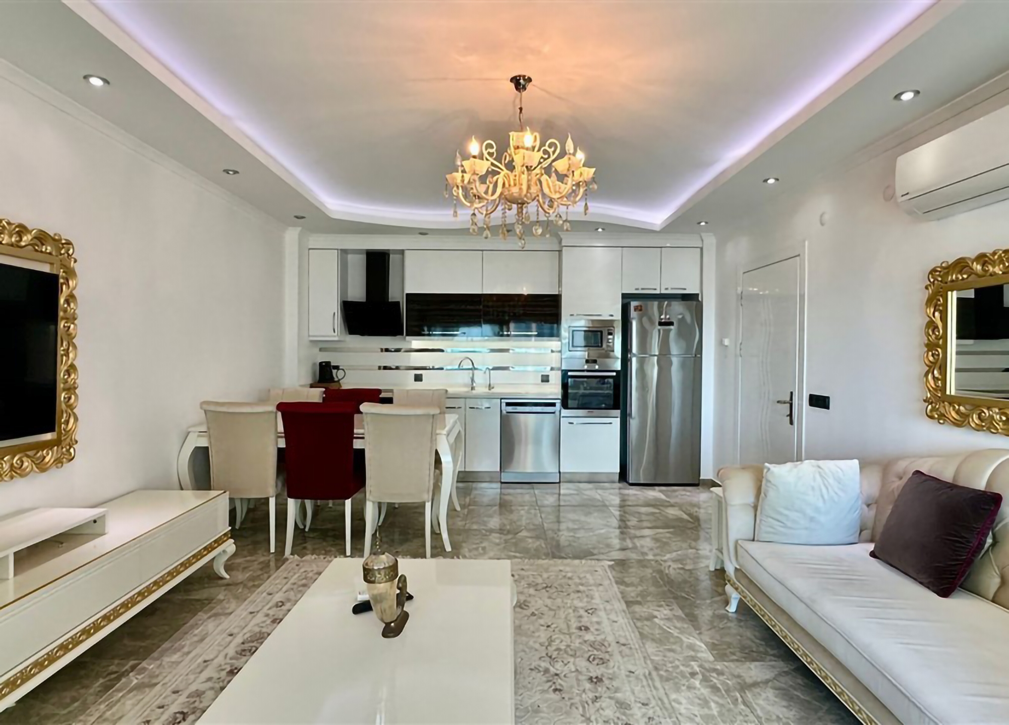 Luksuriøs 2+1 leilighet med fantastisk sjøutsikt, ALANYA - Kestel