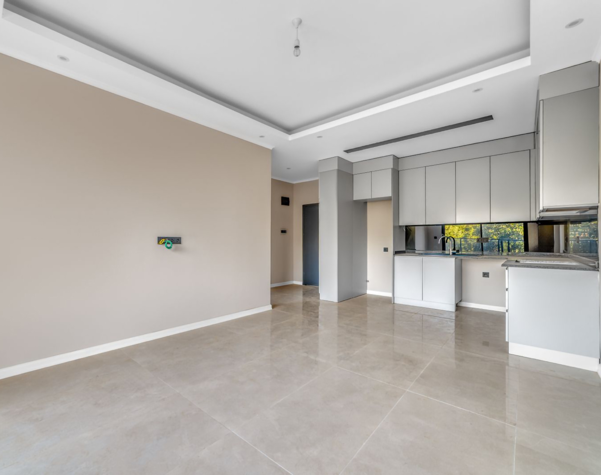 Luksuriøs 1+1 leilighet i Oba, Alanya med fjellutsikt