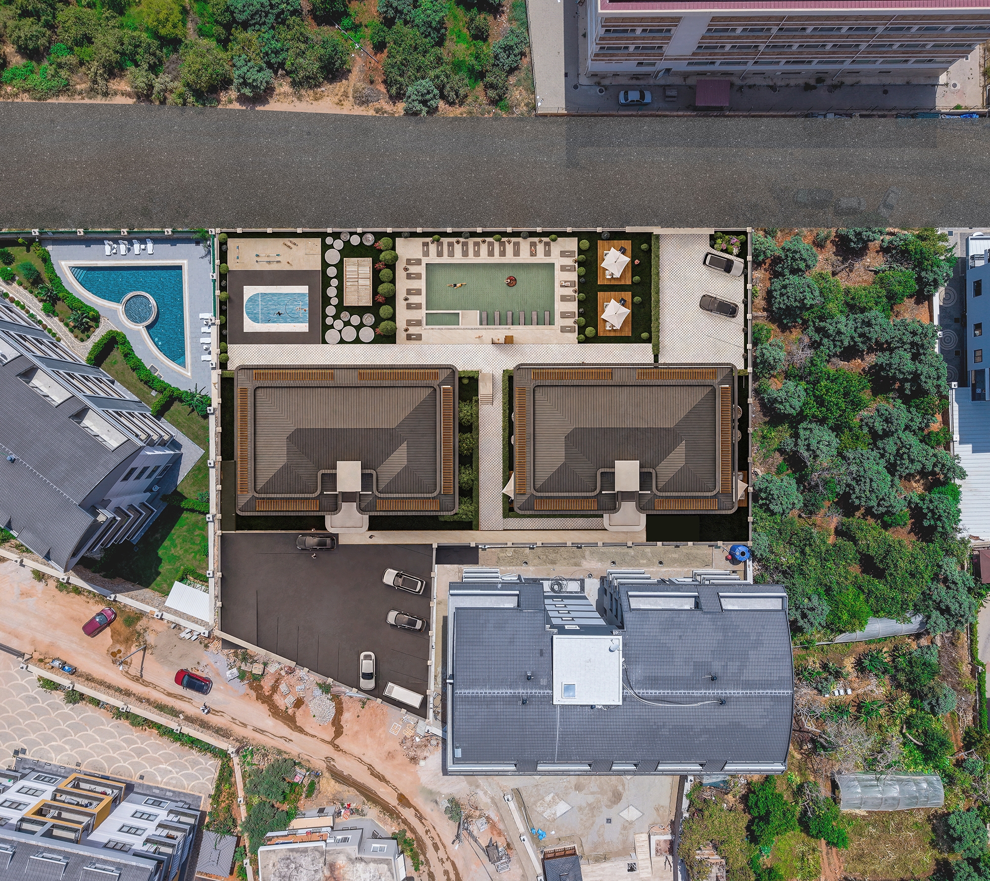 Romslig 2+1 Luksusleilighet i Alanya - Oba