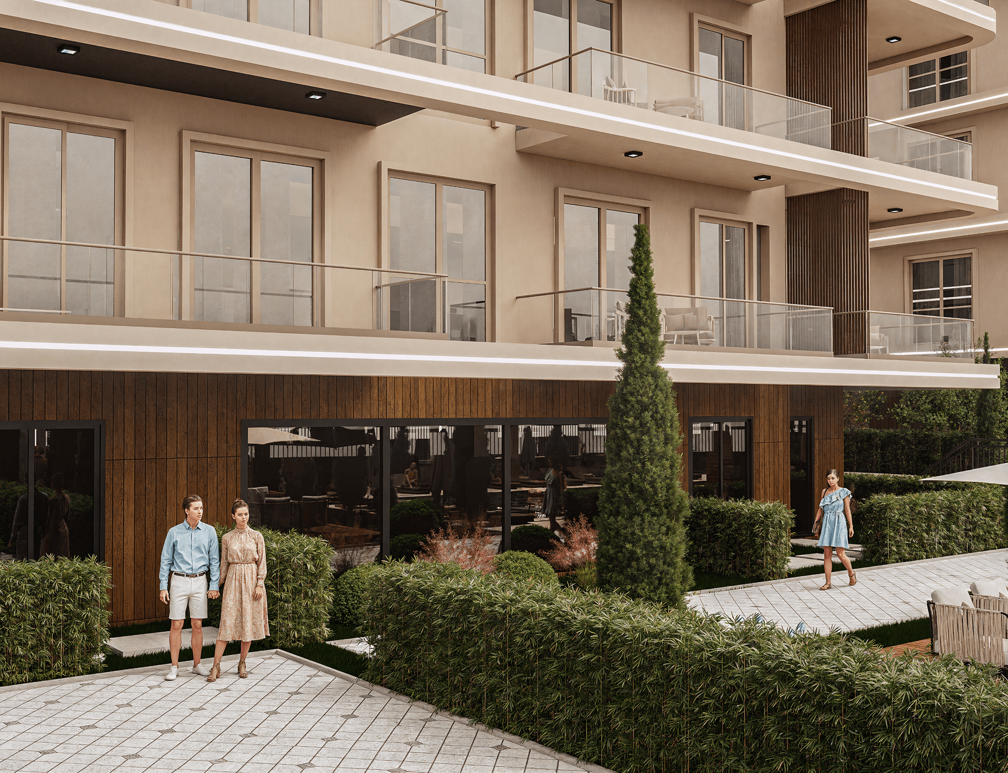 Romslig 2+1 Luksusleilighet i Alanya - Oba