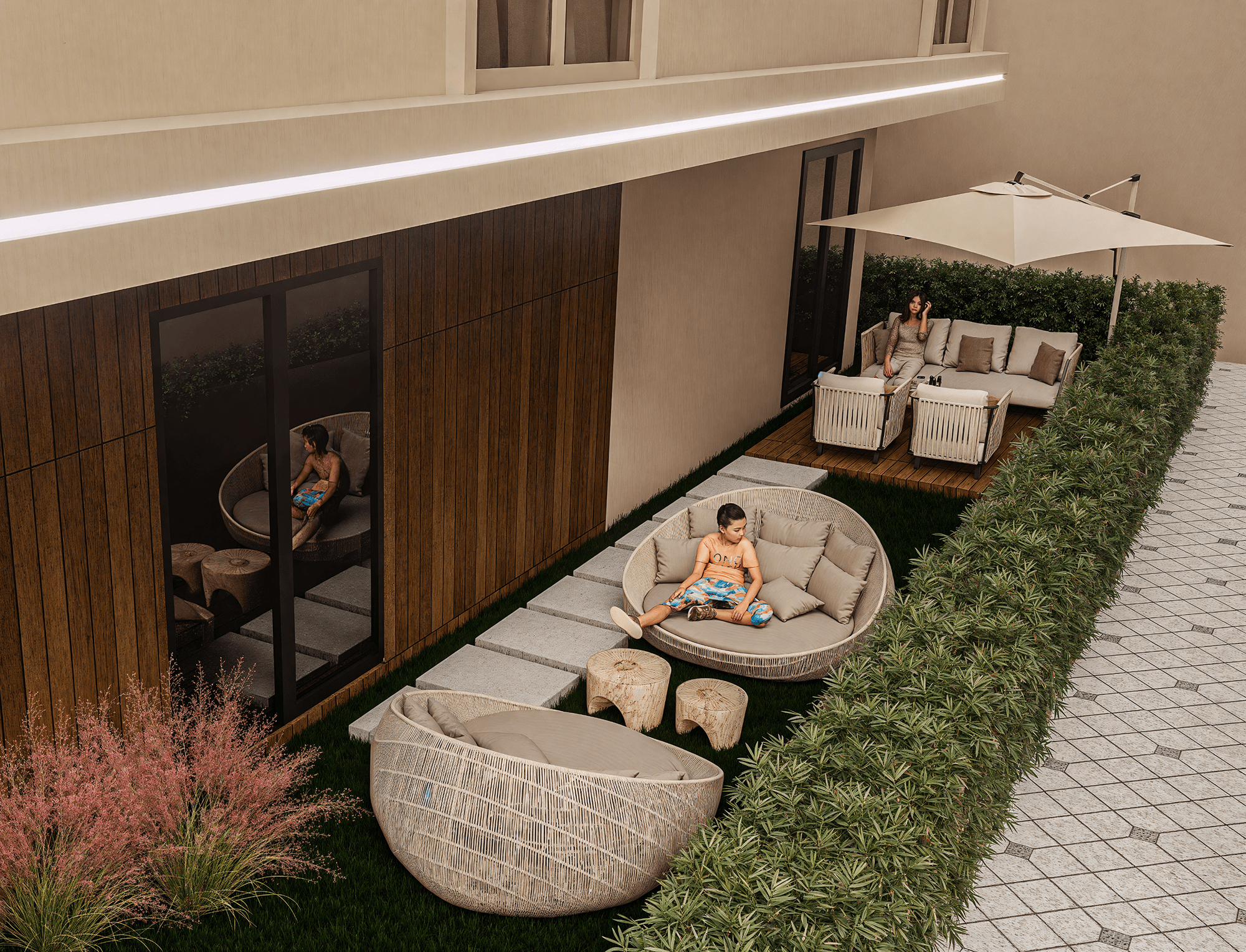 Romslig 2+1 Luksusleilighet i Alanya - Oba