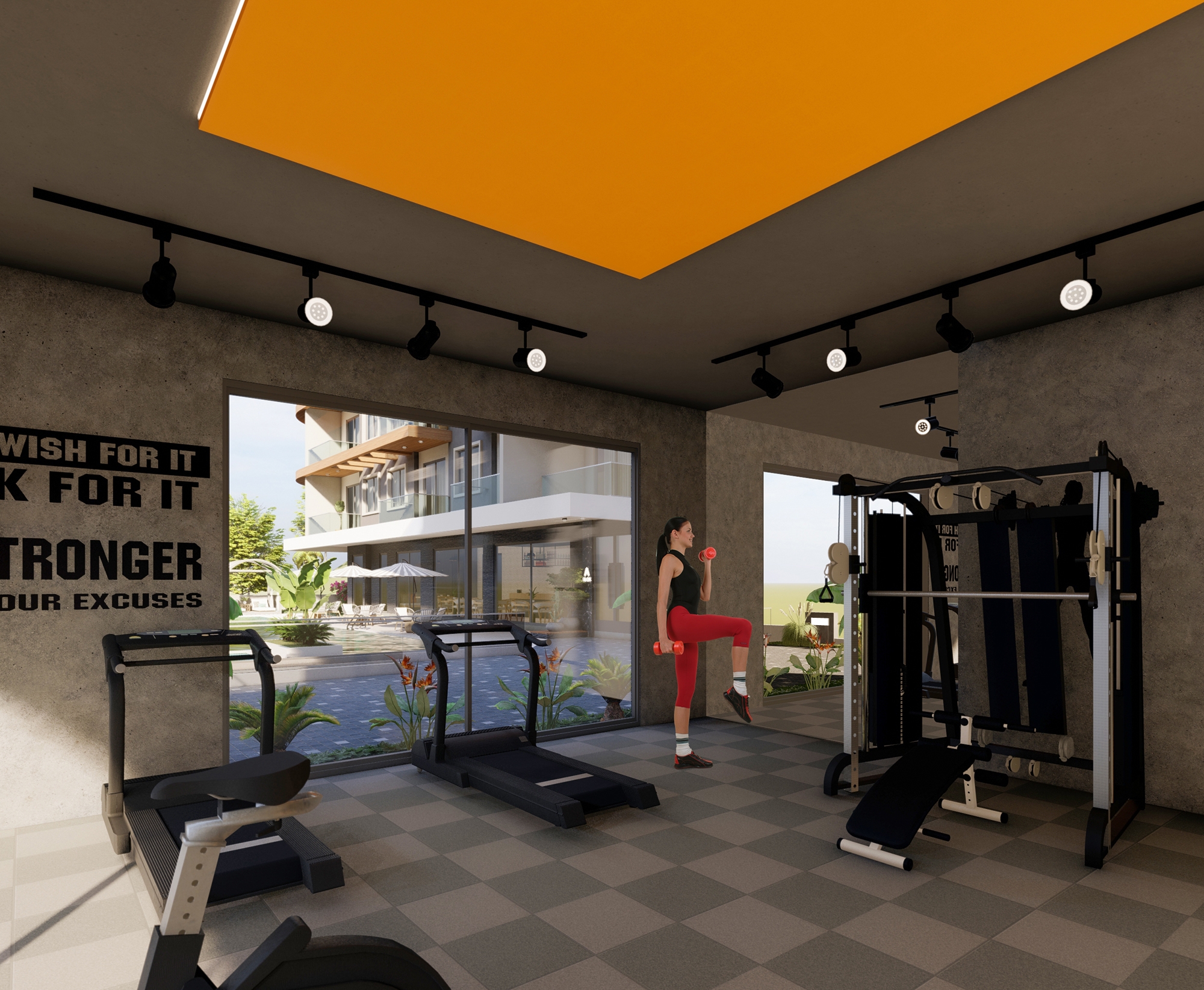 Romslig 2+1 Luksusleilighet i Alanya - Oba