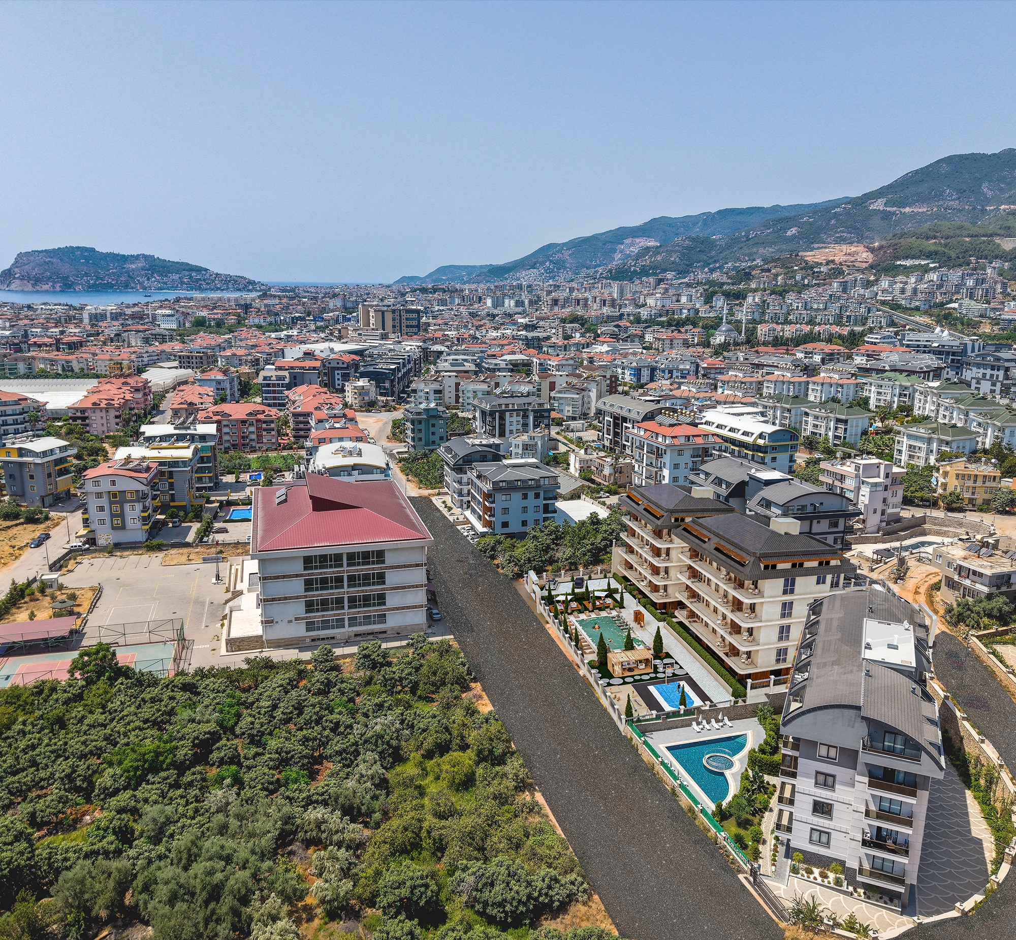 Fjellutsikt 3+1 Luksusleilighet i Alanya - Oba