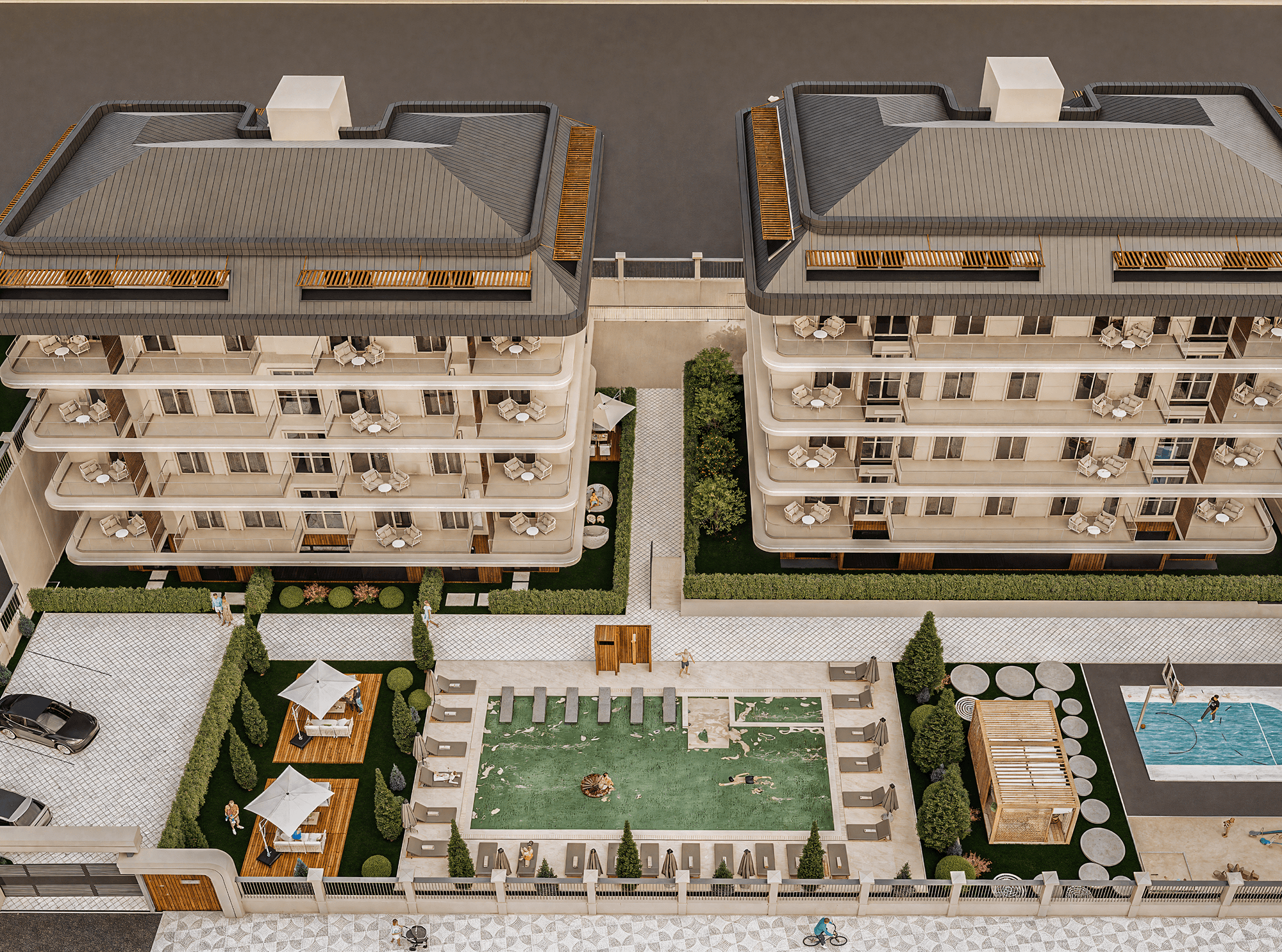 Fjellutsikt 3+1 Luksusleilighet i Alanya - Oba