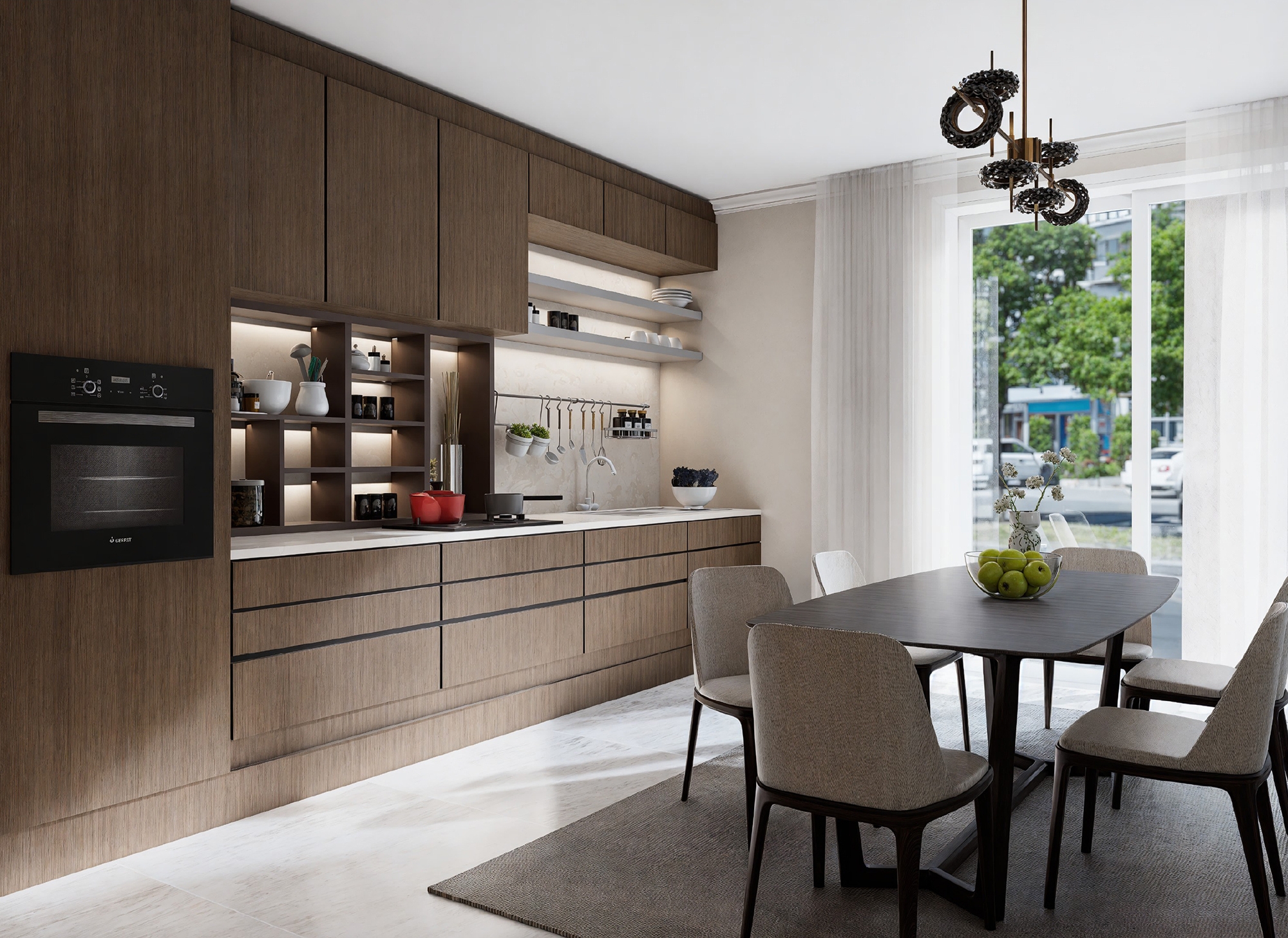 Fjellutsikt 3+1 Luksusleilighet i Alanya - Oba