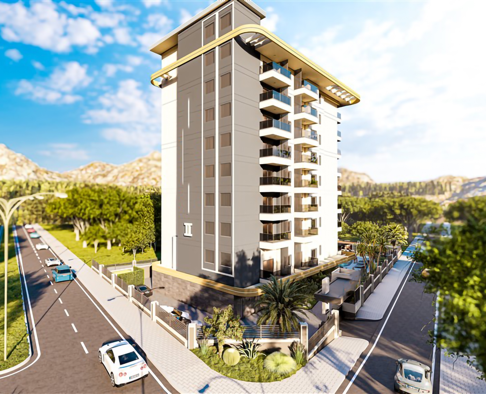 Luxurious 1+1 Apartment in Alanya, Mahmutlar