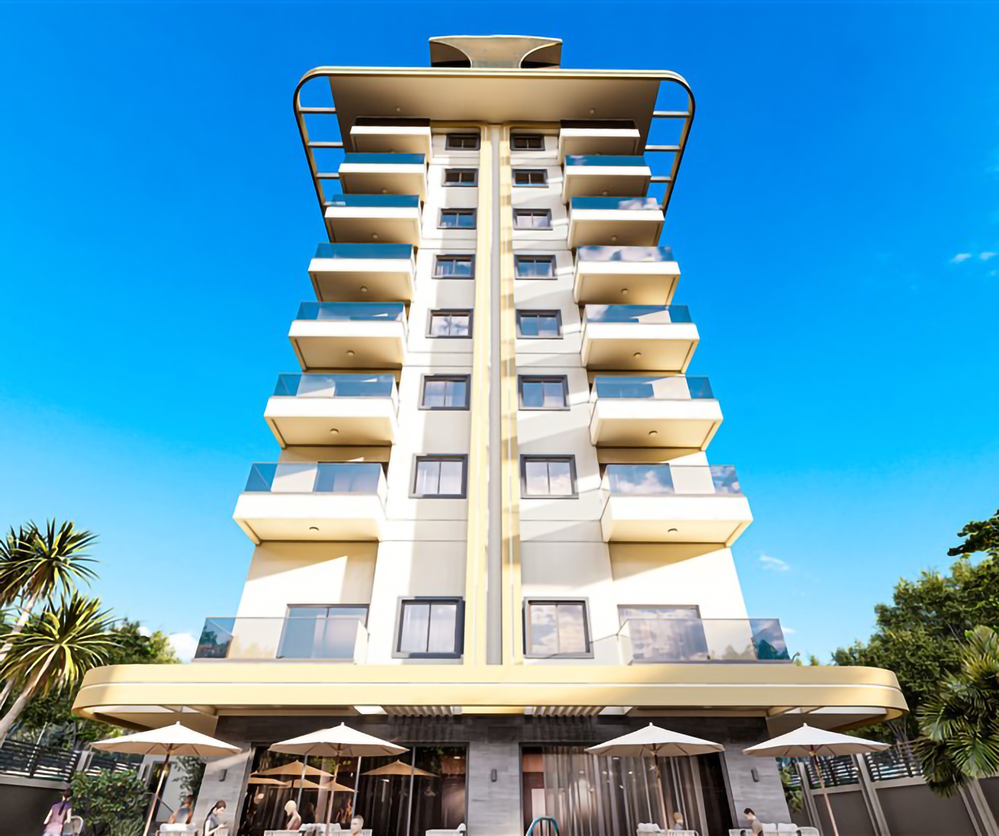 Luxurious 1+1 Apartment in Alanya, Mahmutlar