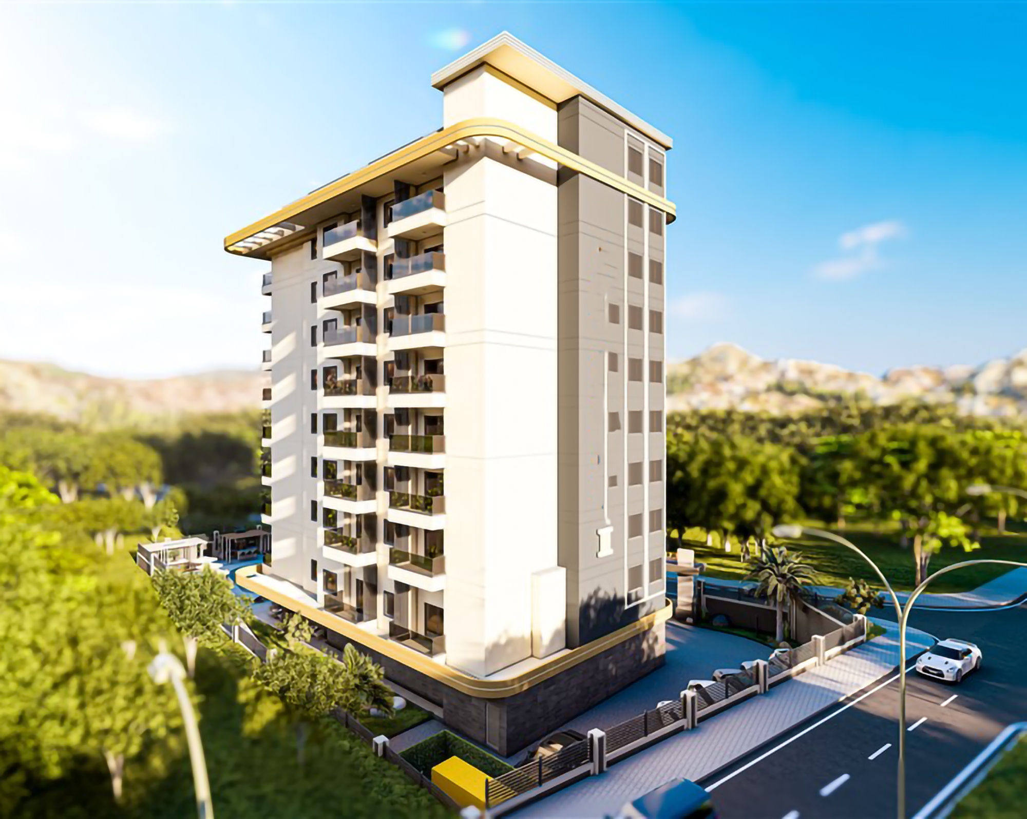 Luxurious 2+1 Penthouse with Mountain View, Alanya