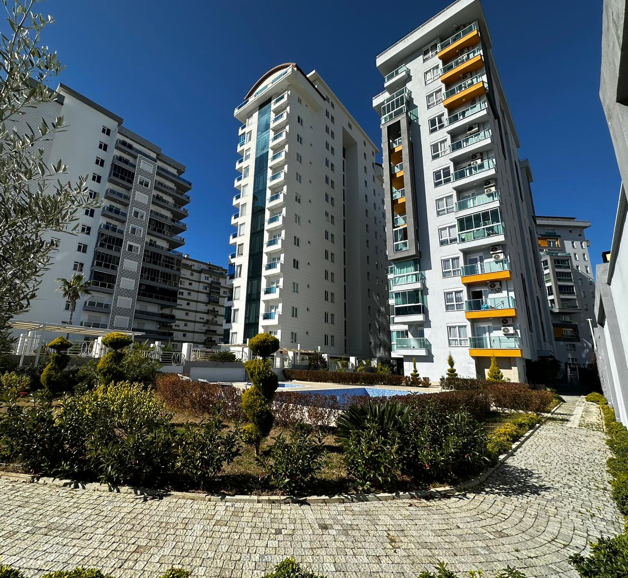 Luksus 1+1 Lejlighed med Bjergudsigt i Mahmutlar