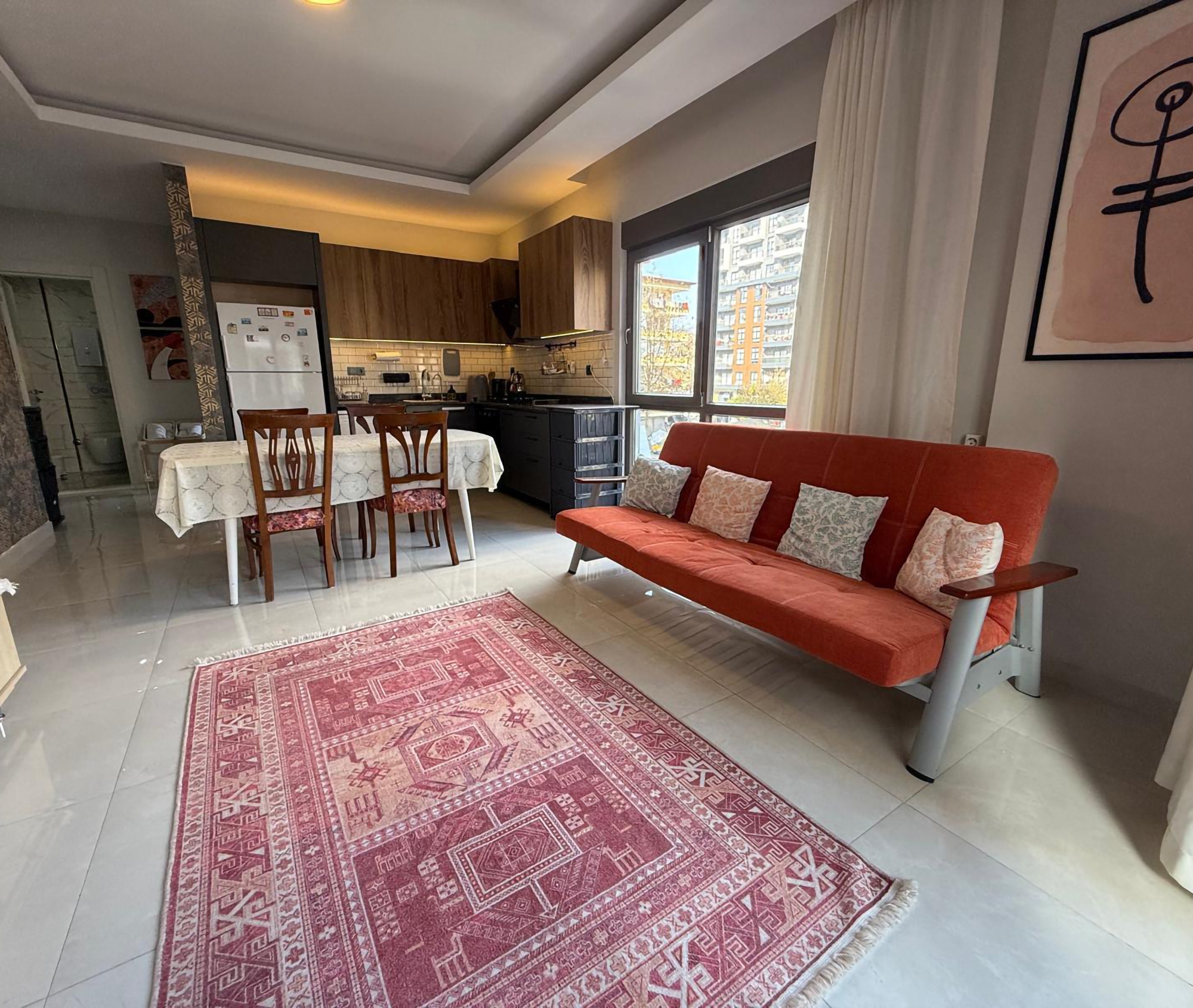 Luxuriöses 1+1 Apartment in Mahmutlar mit Bergblick